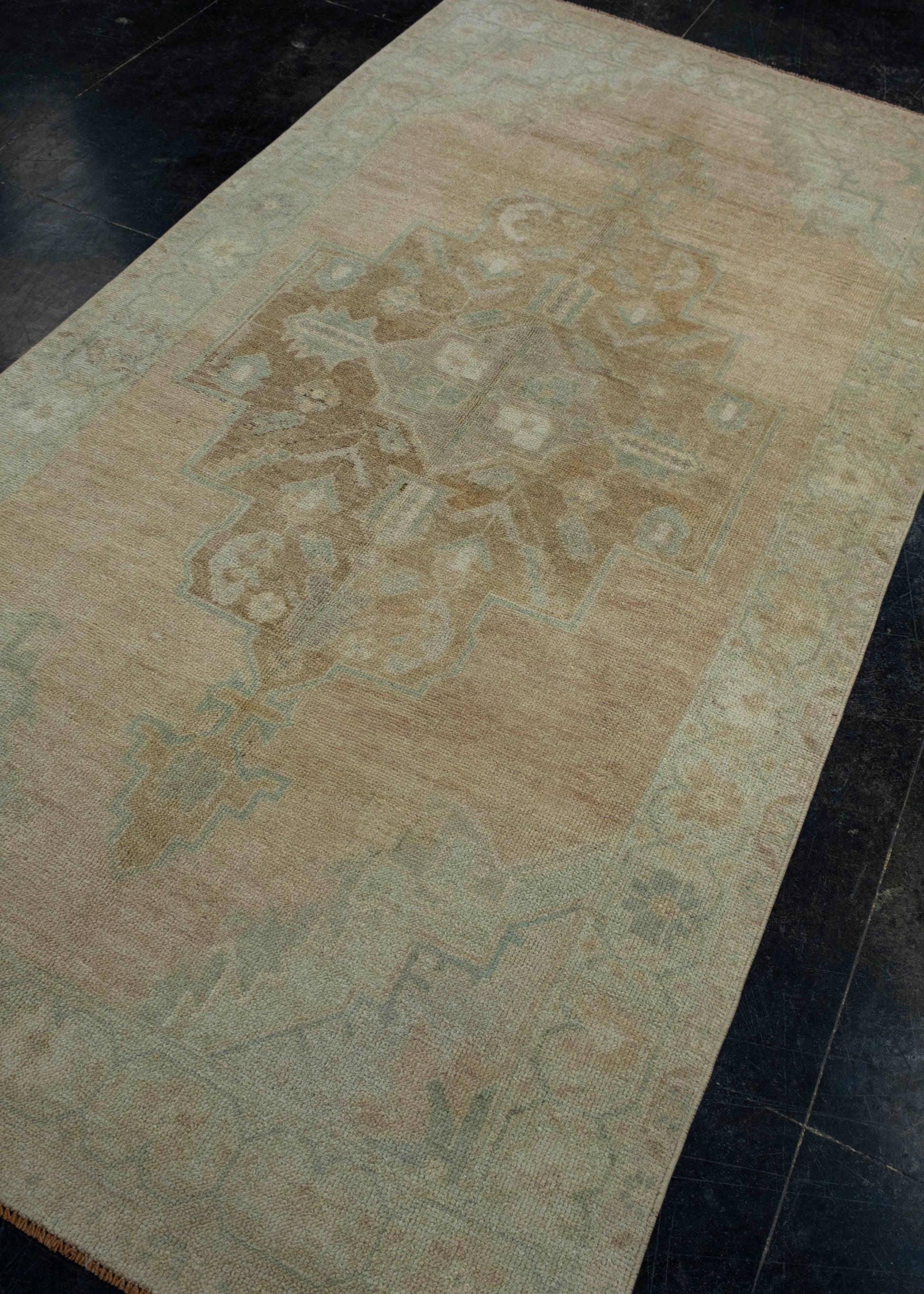 Turkish Vintage Runner Rug 4'4" x 8'3" #17112