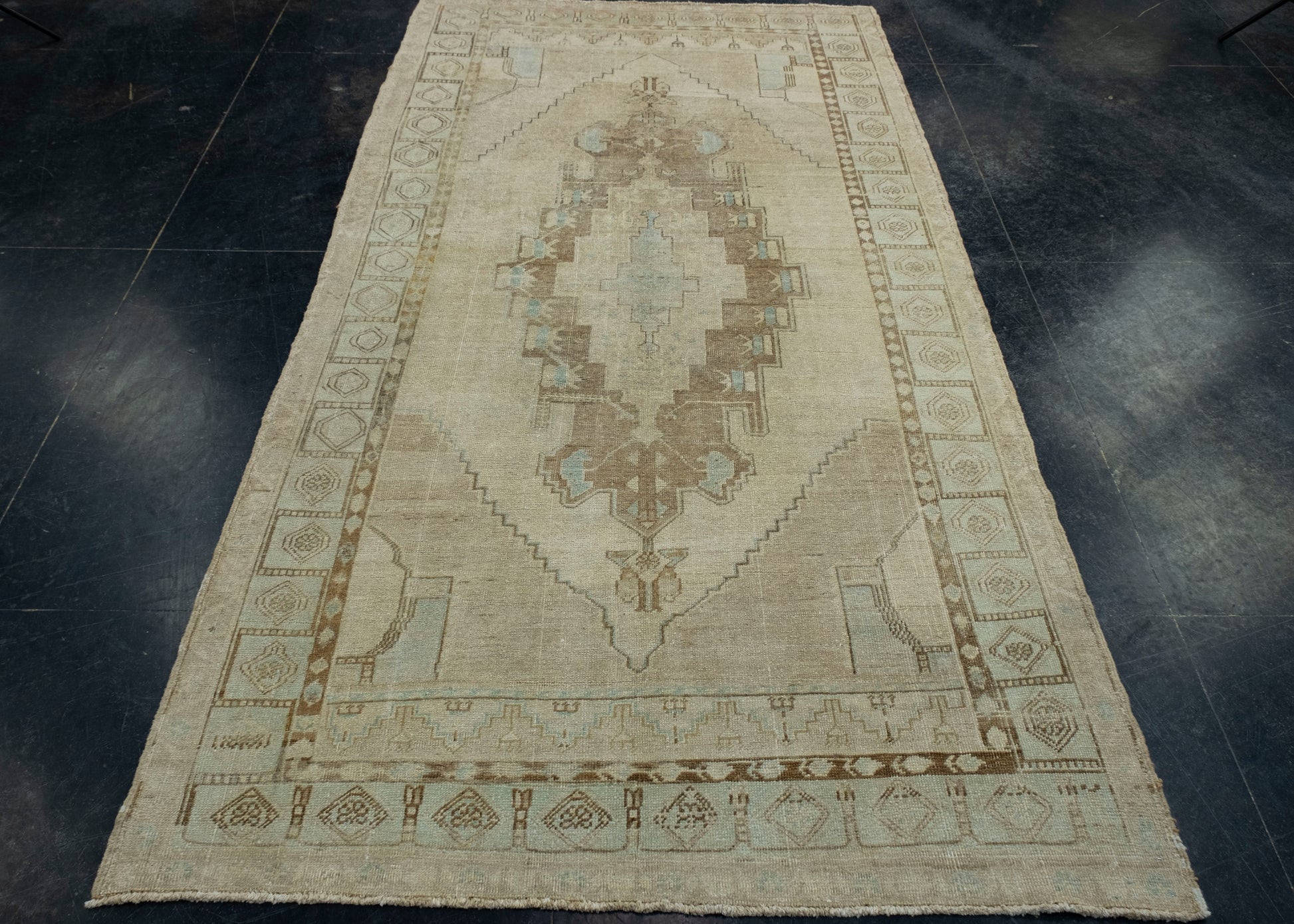 Turkish Vintage Runner Rug 4'5" x 8'7" #17113