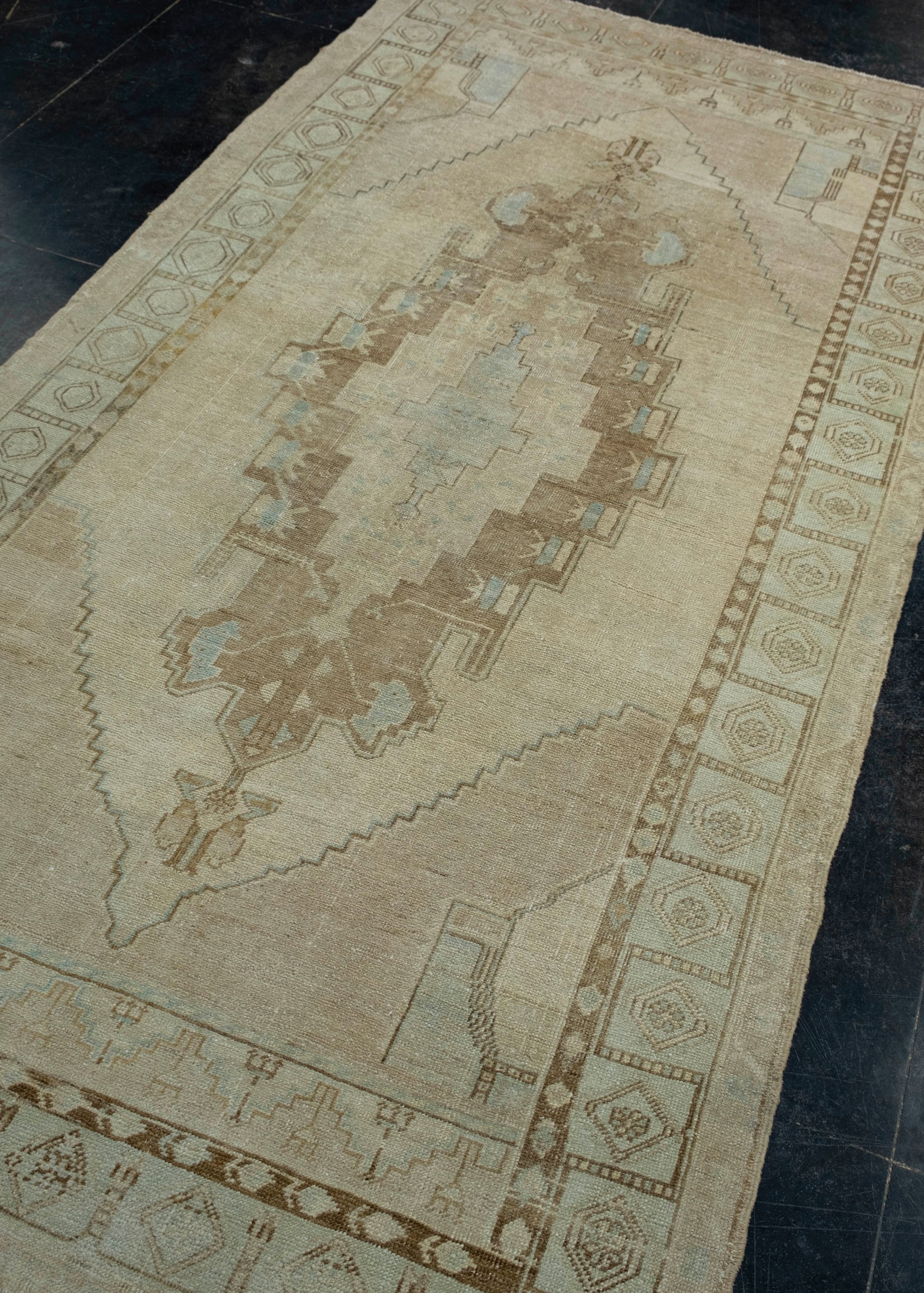 Turkish Vintage Runner Rug 4'5" x 8'7" #17113