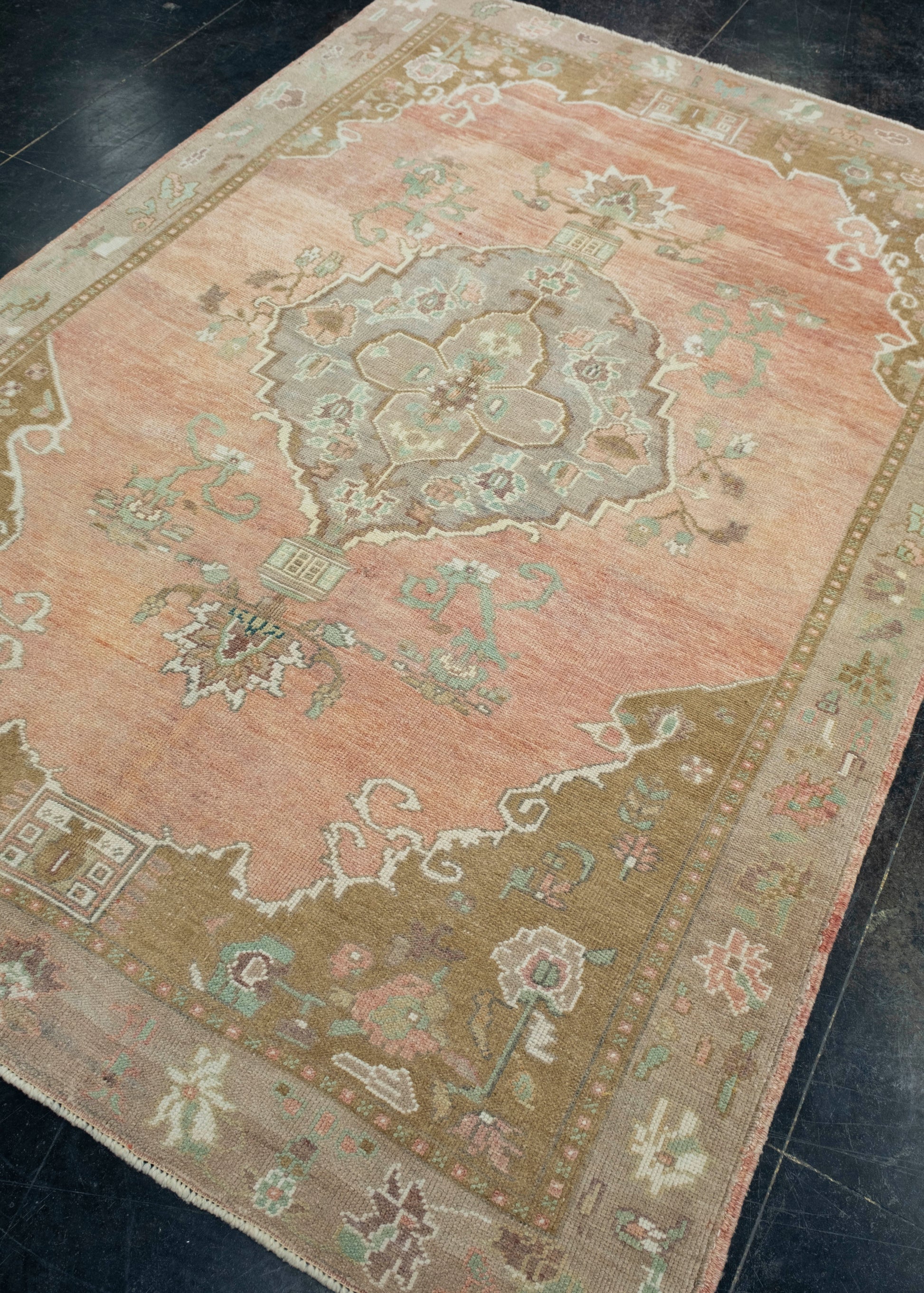 Turkish Vintage Rug 5'1" x 7'5" #17114