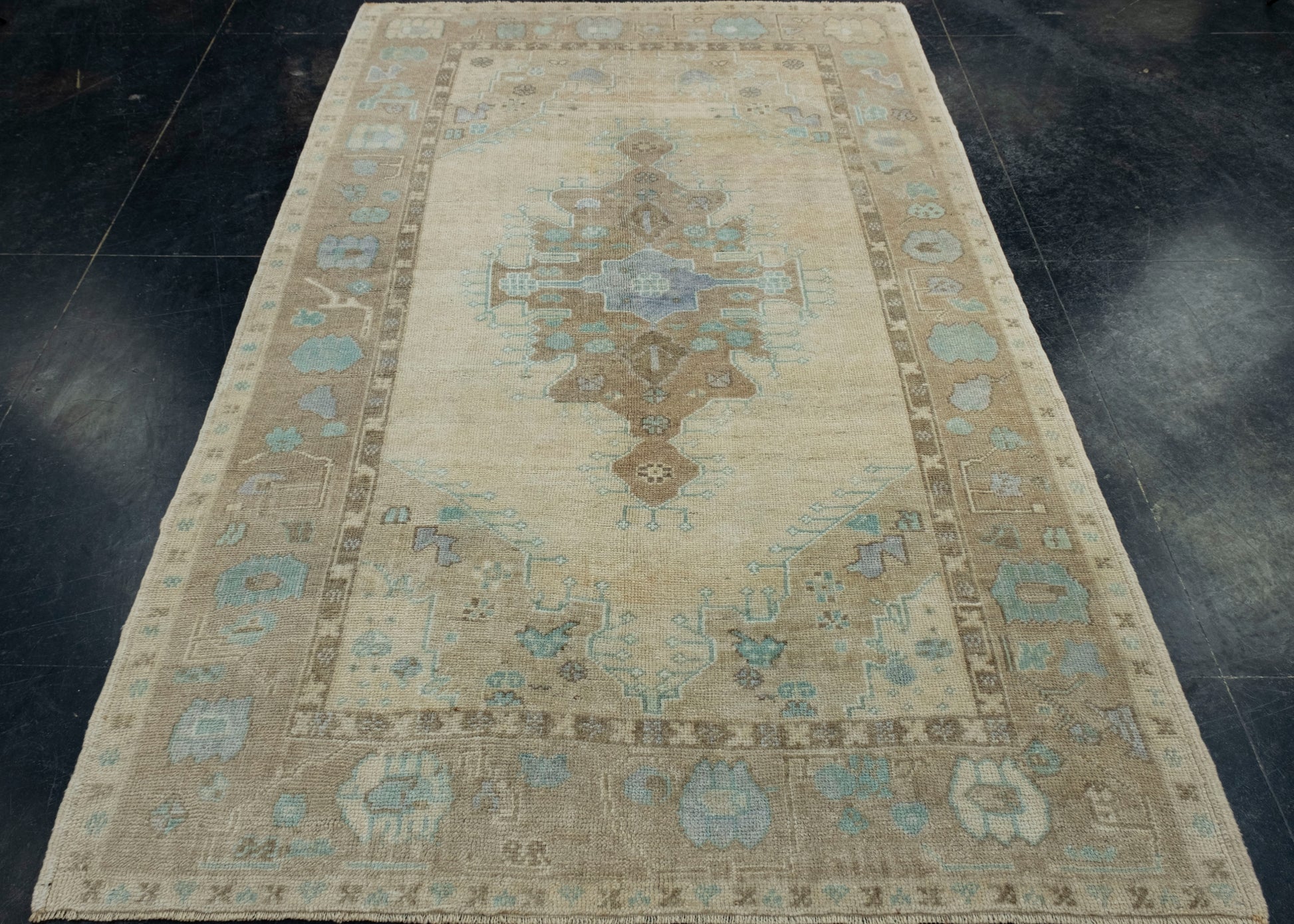 Turkish Vintage Rug 4'8" x 7'7" #17503