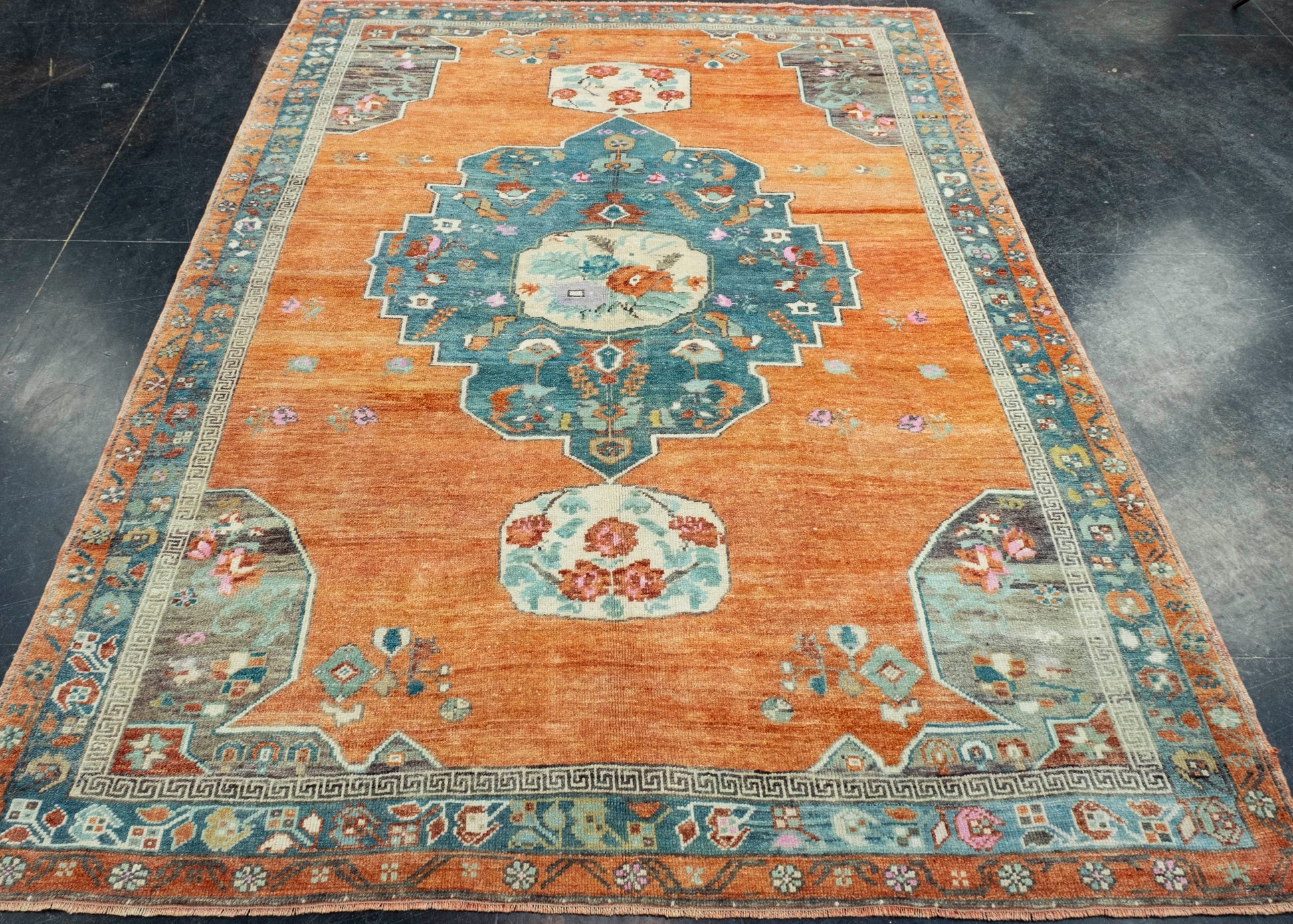 Turkish Vintage Rug 5'4" x 7'7" #17950