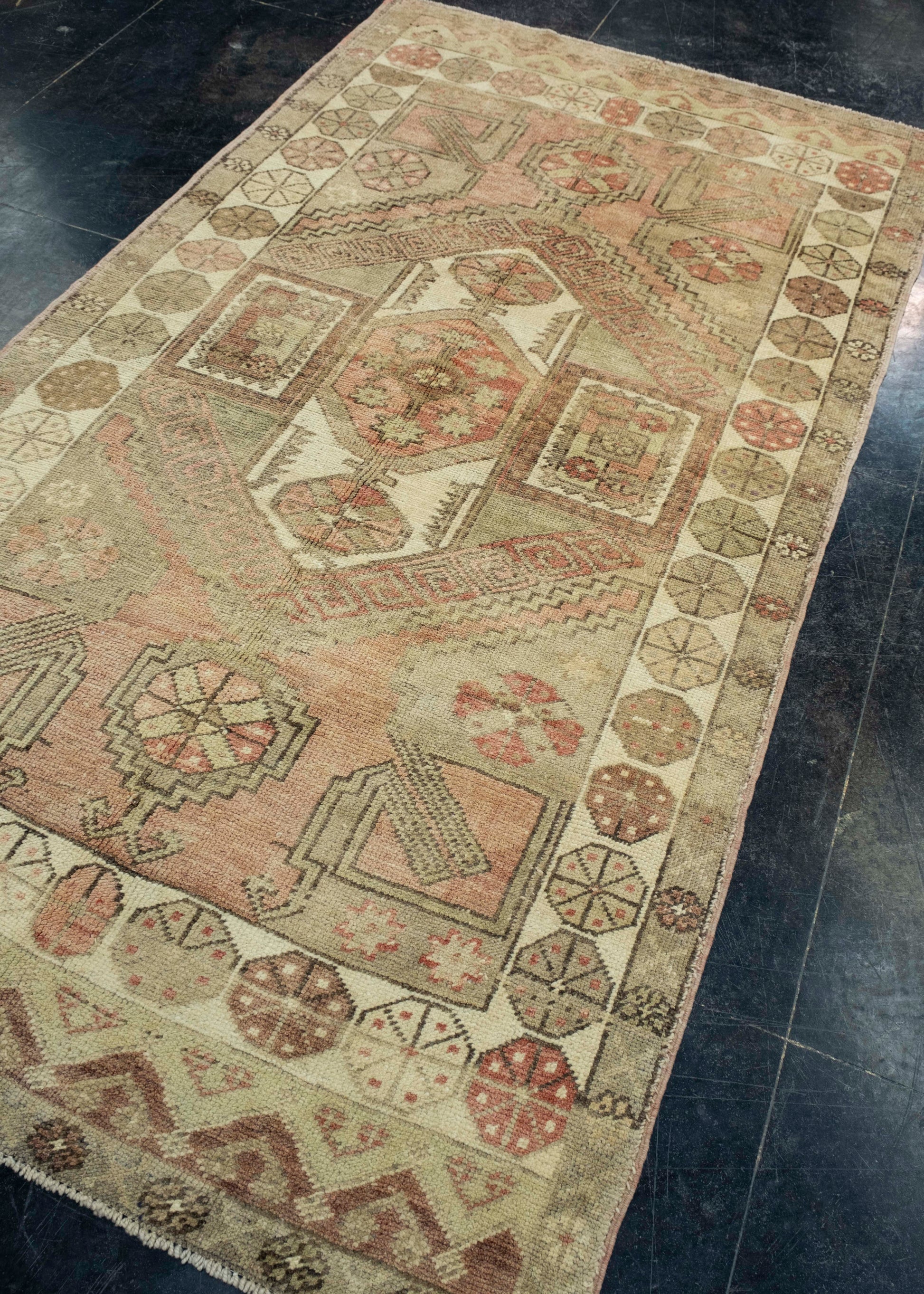 Turkish Vintage Rug 4'4" x 8' #17805