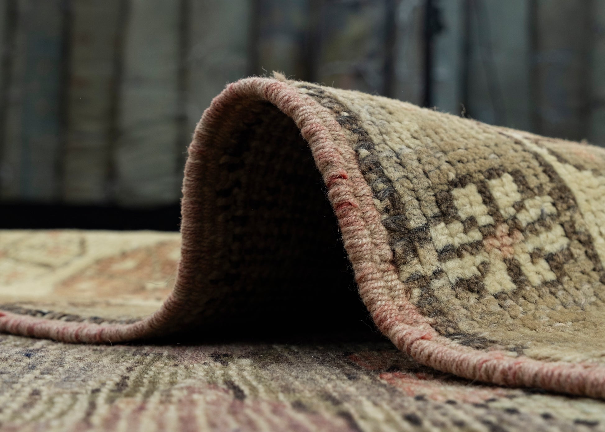Turkish Vintage Rug 4'4" x 8' #17805