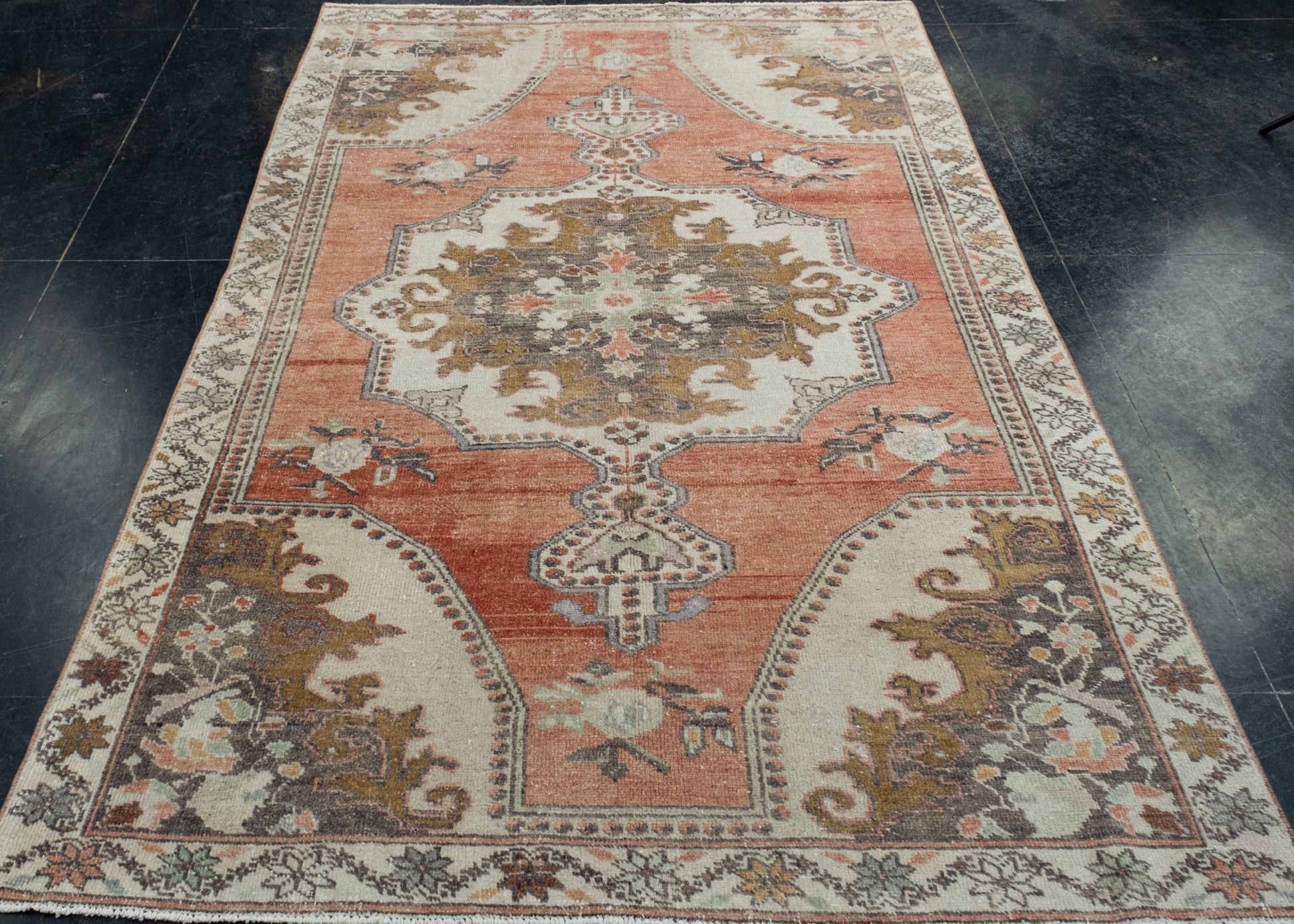 Turkish Vintage Rug 4'9" x 7'3" #17802