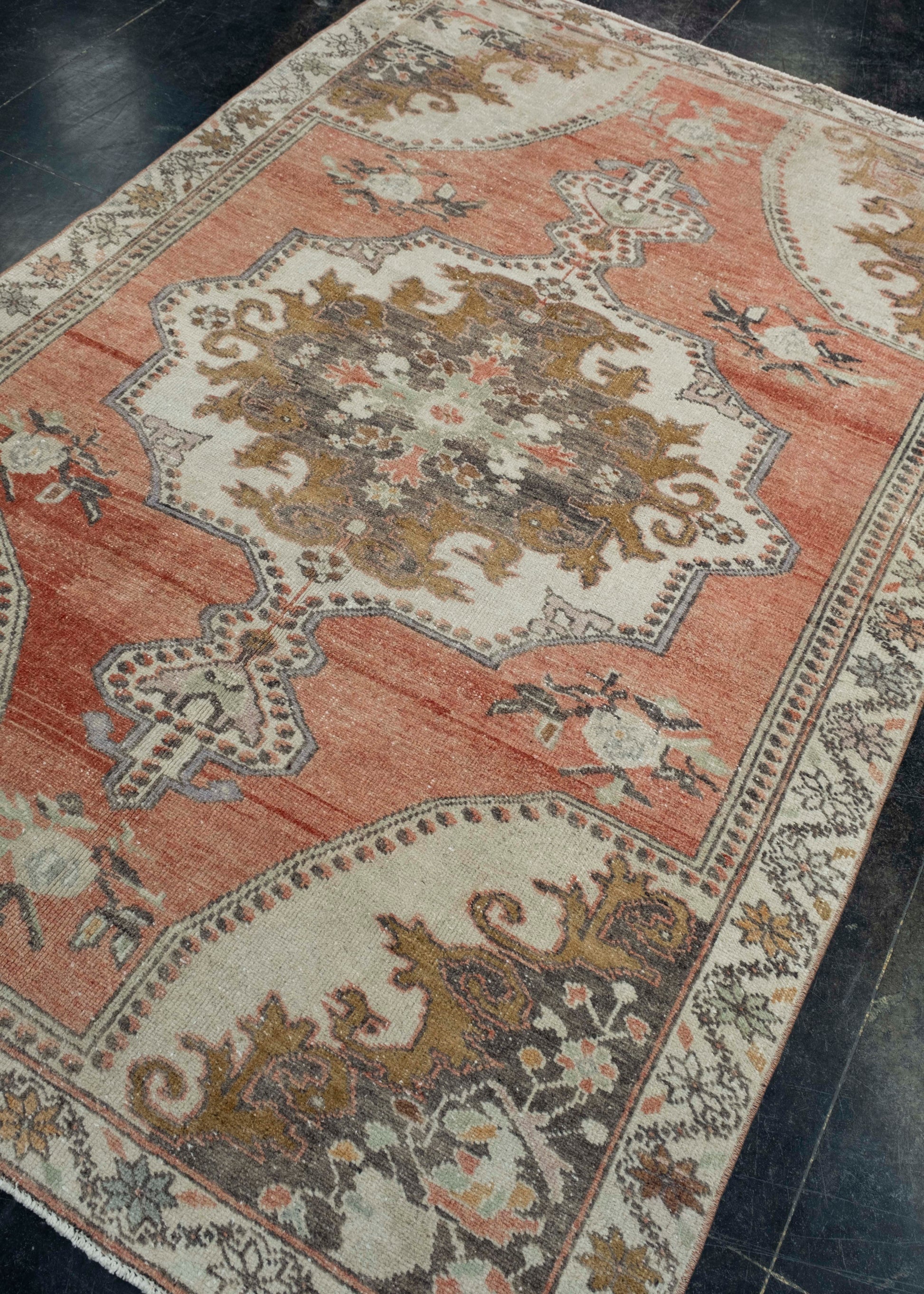 Turkish Vintage Rug 4'9" x 7'3" #17802