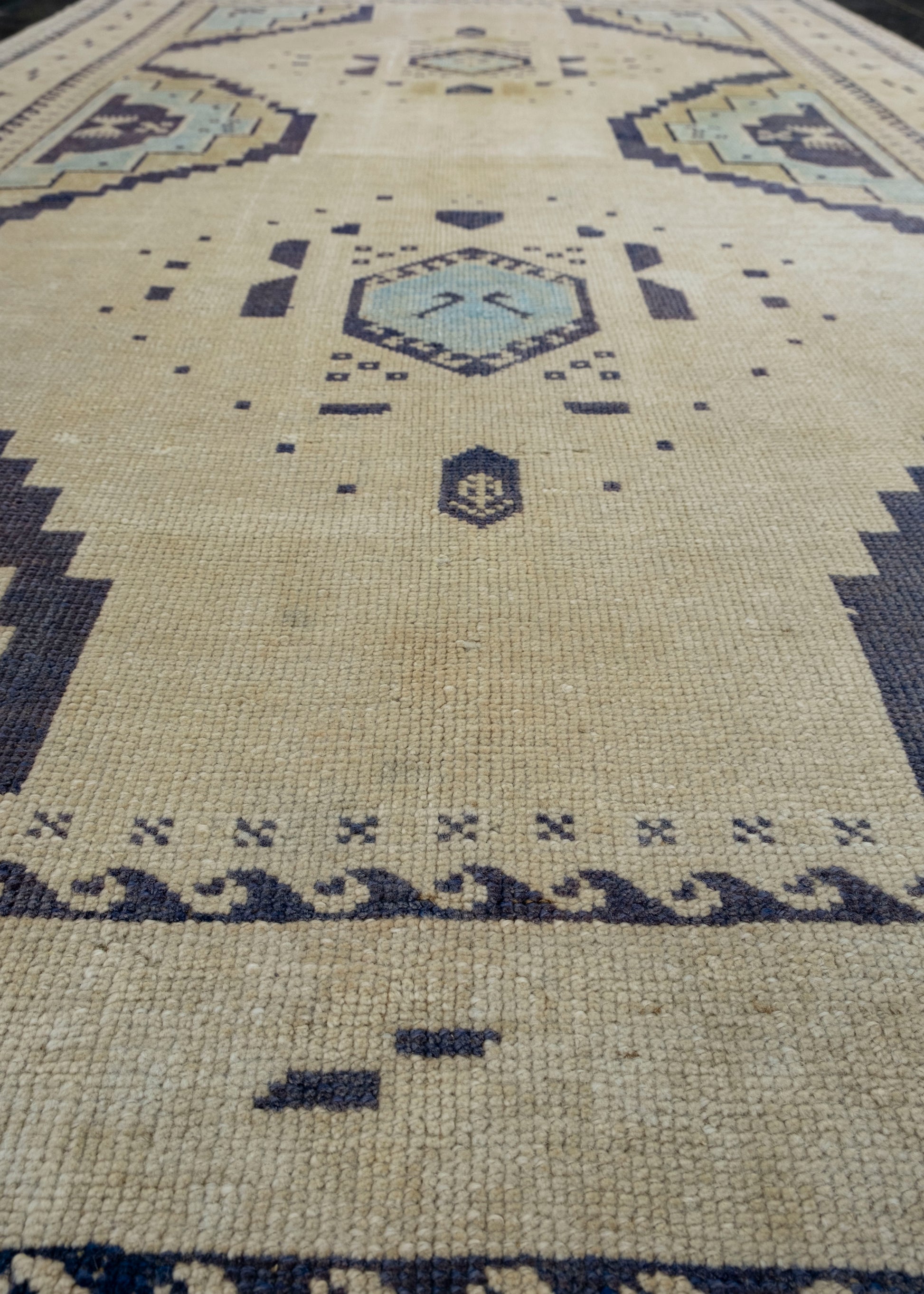 Turkish Vintage Rug 4'4" x 7'1" #17505