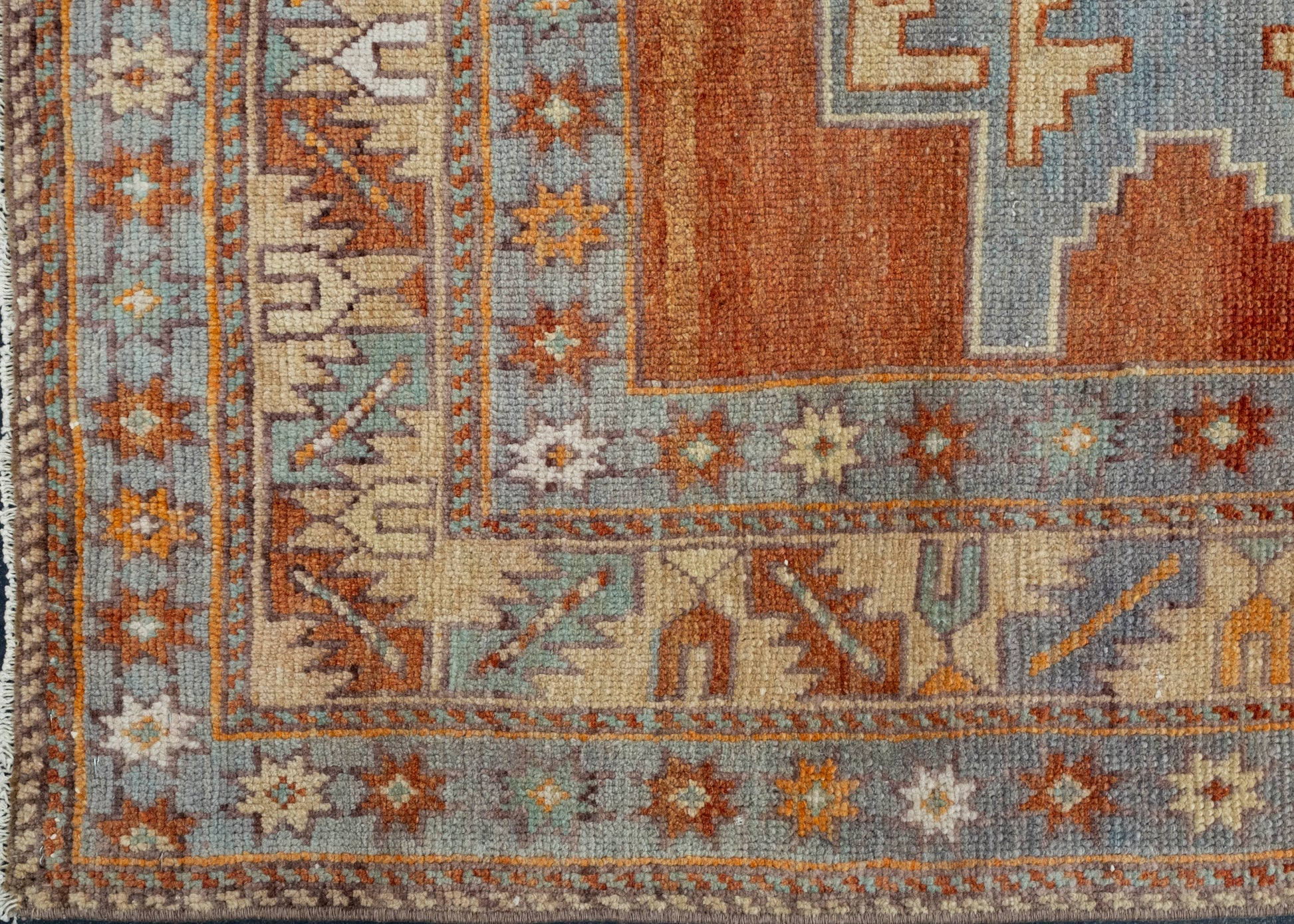 Turkish Vintage Rug 4'3" x 7'9" #17981