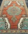 Turkish Vintage Rug 4'8" x 6'10" #17982