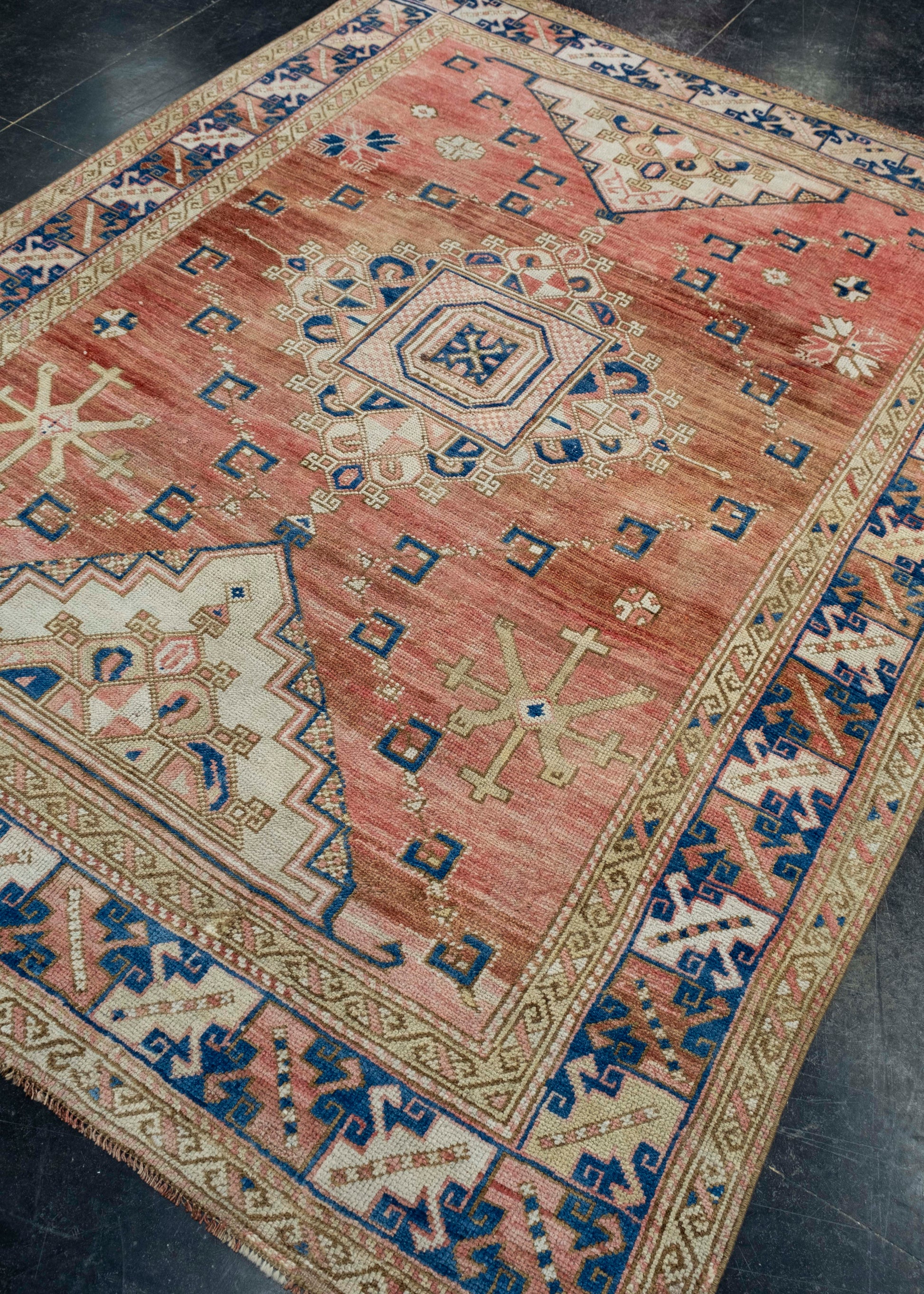 Turkish Vintage Rug 5'8" x 7'5" #17959