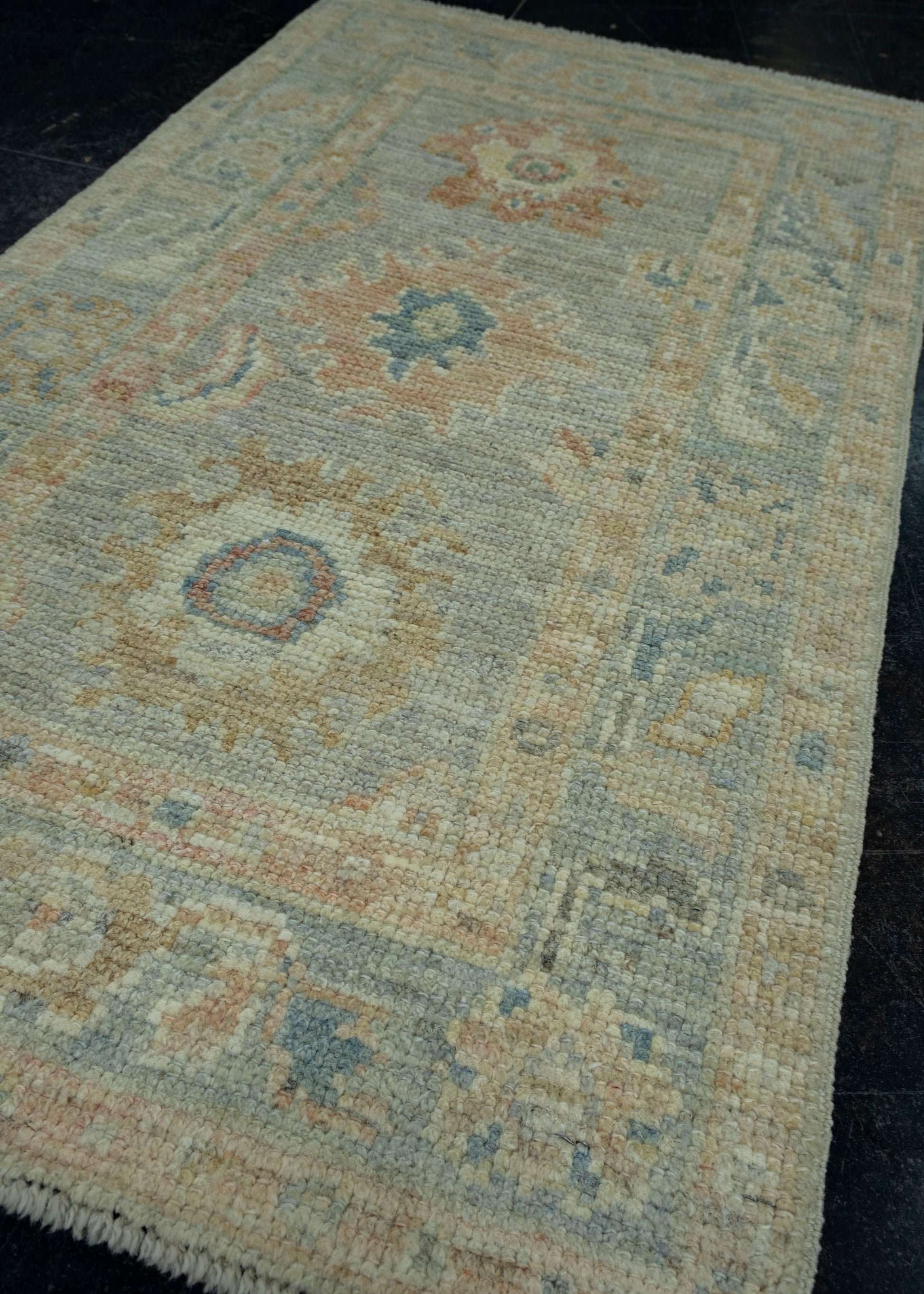 Turkish Oushak Rug 1'10" x 3'3" #17308