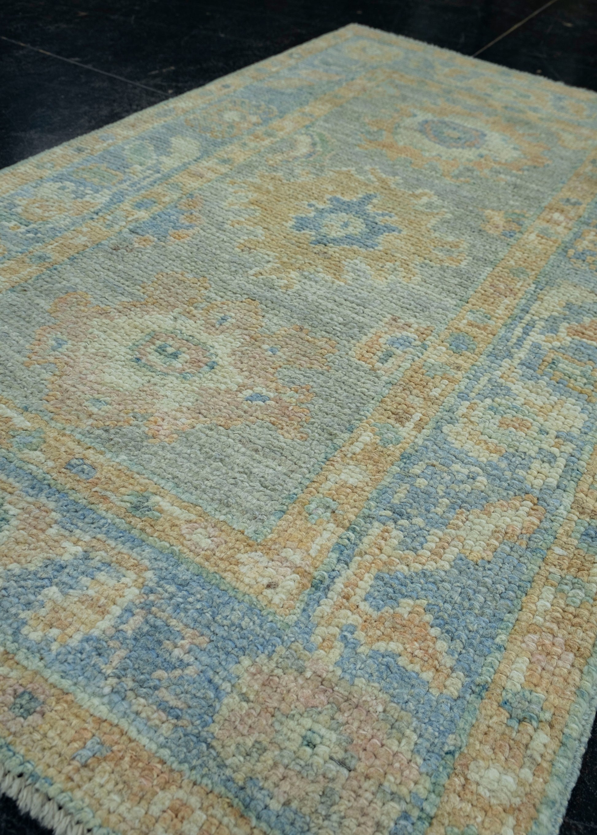 Turkish Oushak Rug 1'11" x 3'3" #17502