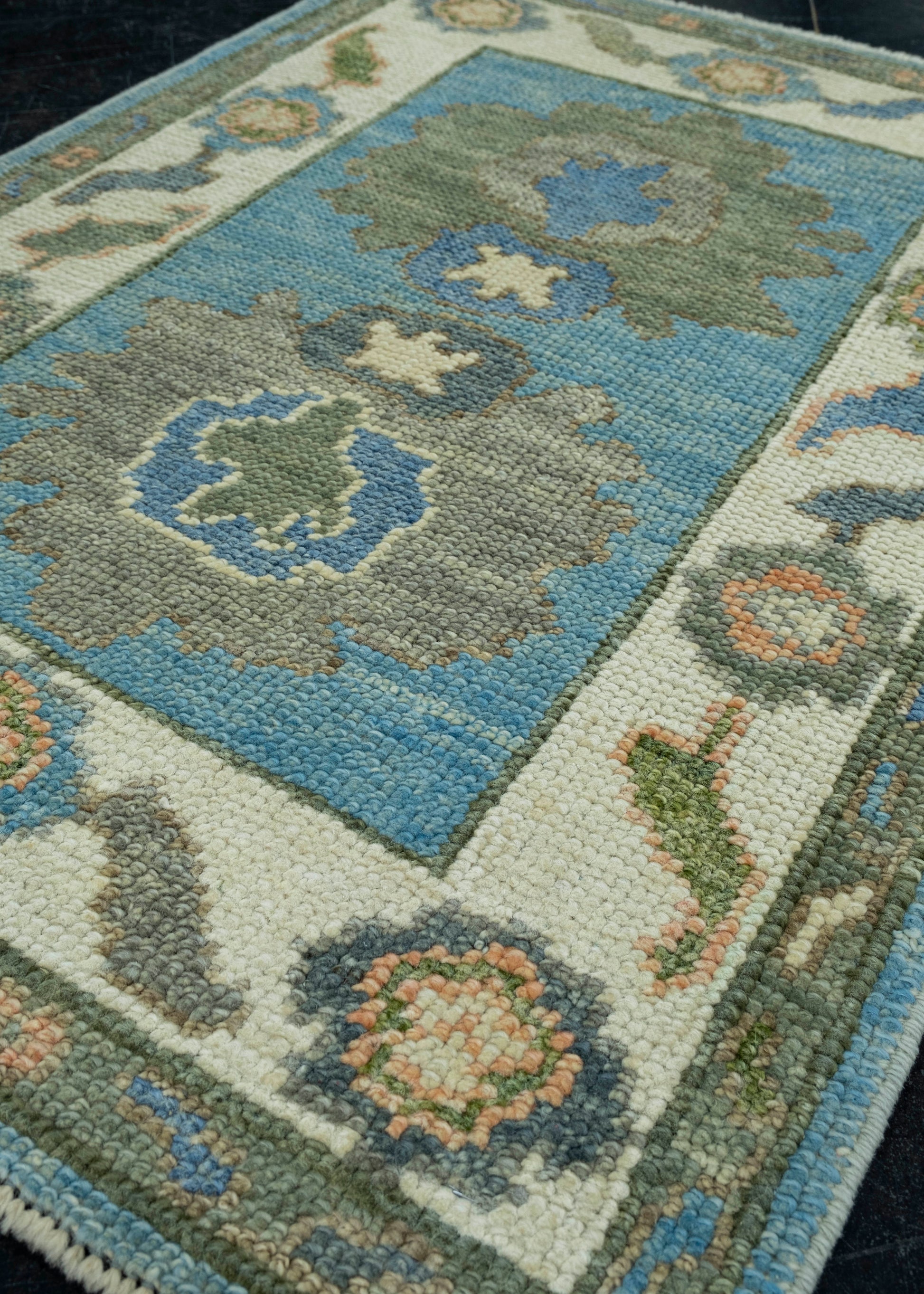 Turkish Oushak Rug 2'3" x 3'1" #17047