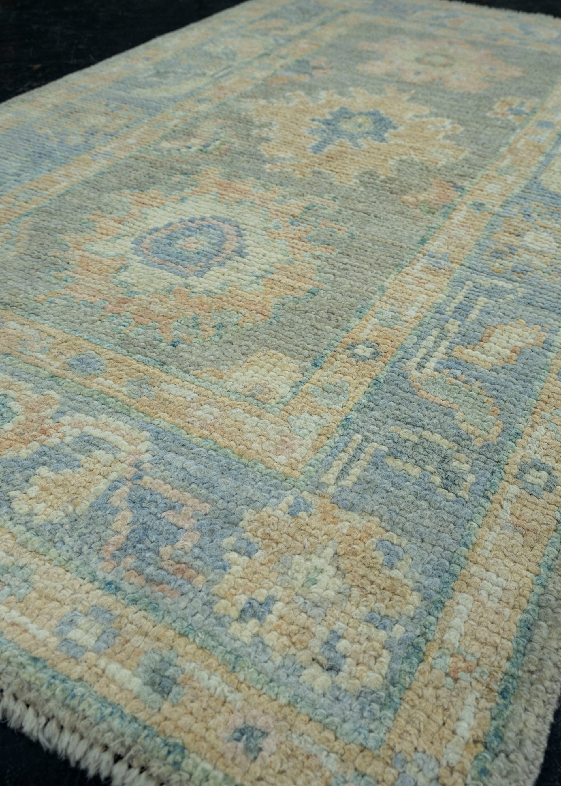 Turkish Oushak Rug 2'1" x 3'6" #17305