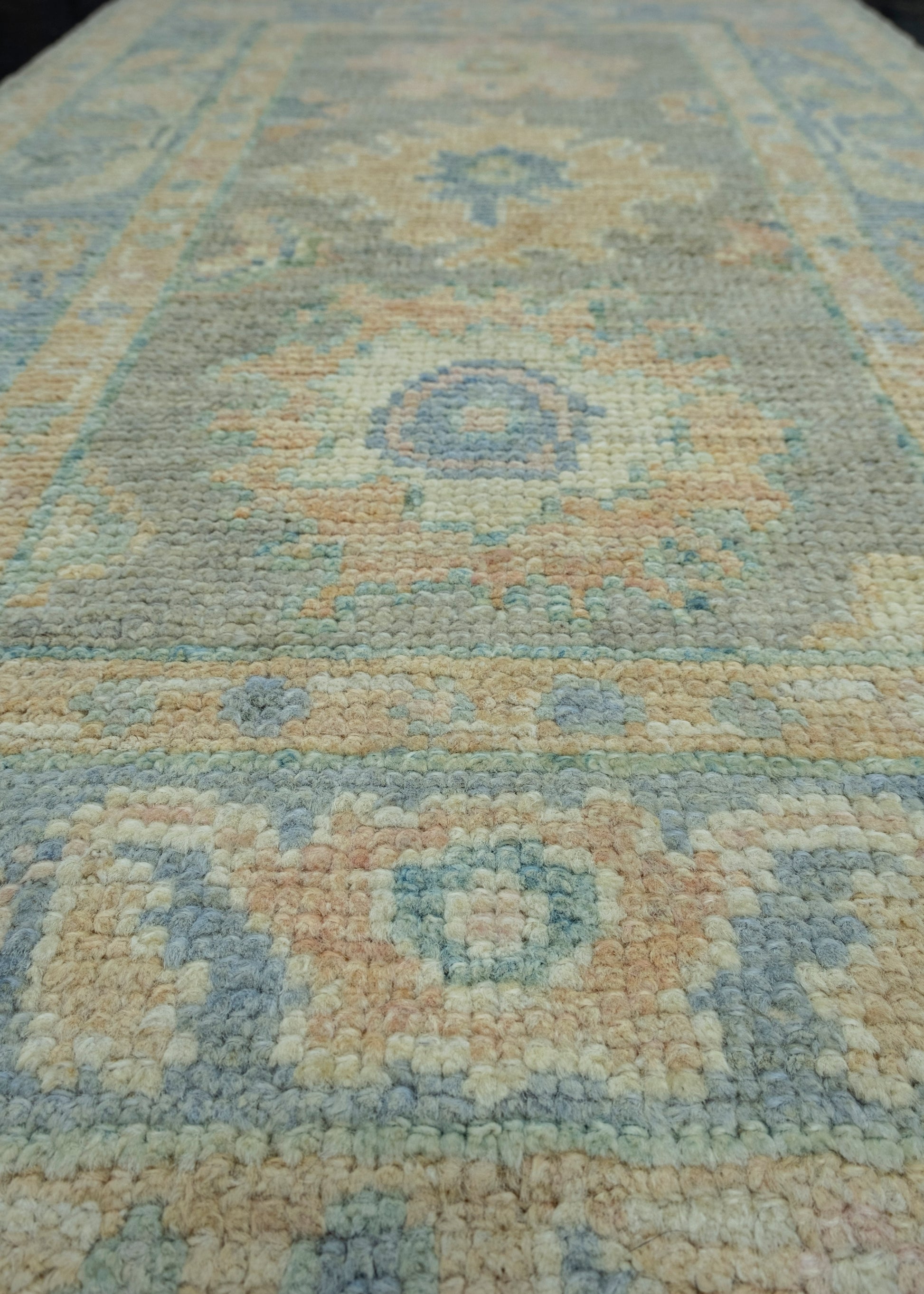 Turkish Oushak Rug 2'1" x 3'6" #17305