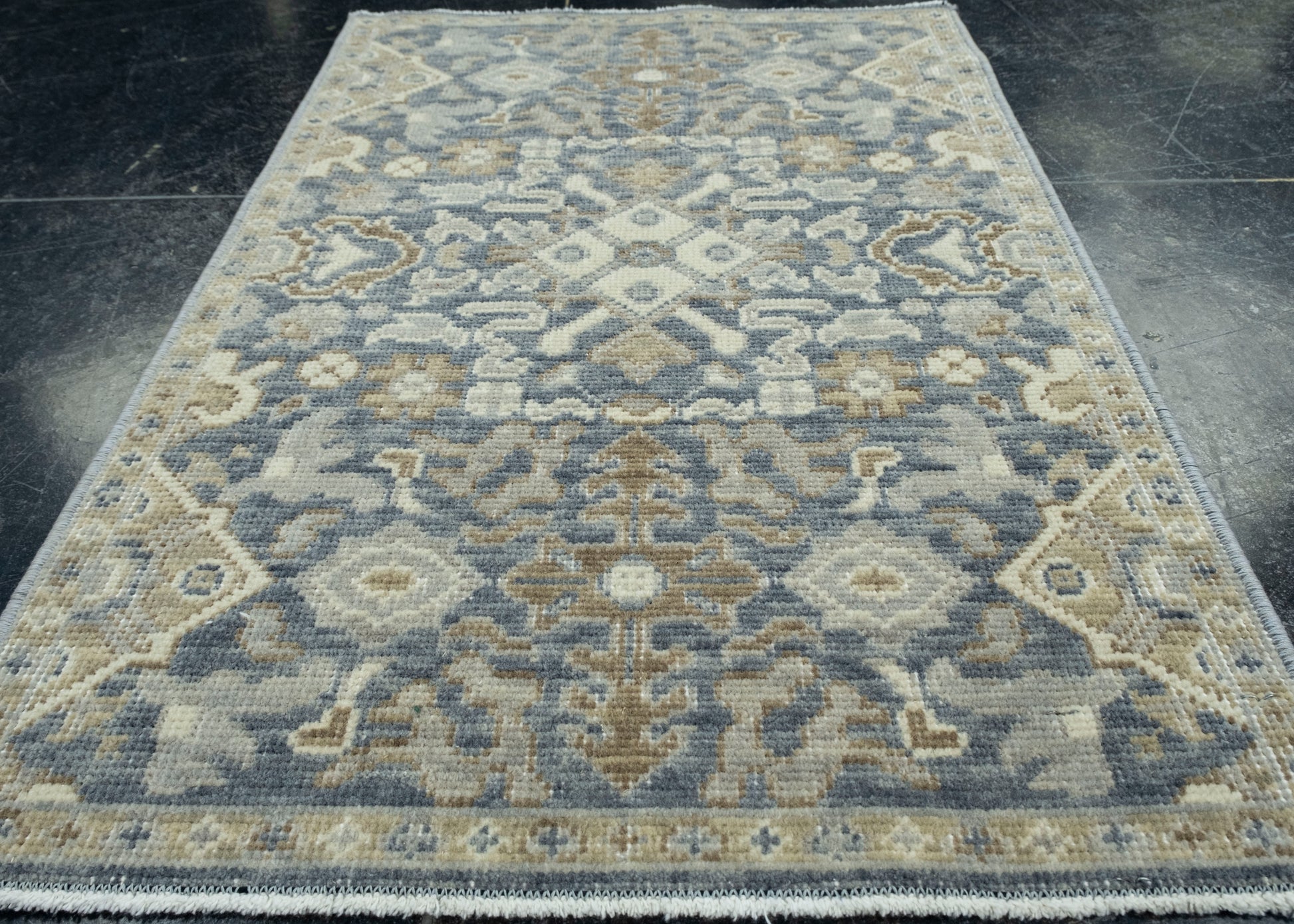 Turkish Oushak Rug 1'7" x 2'5" #17202