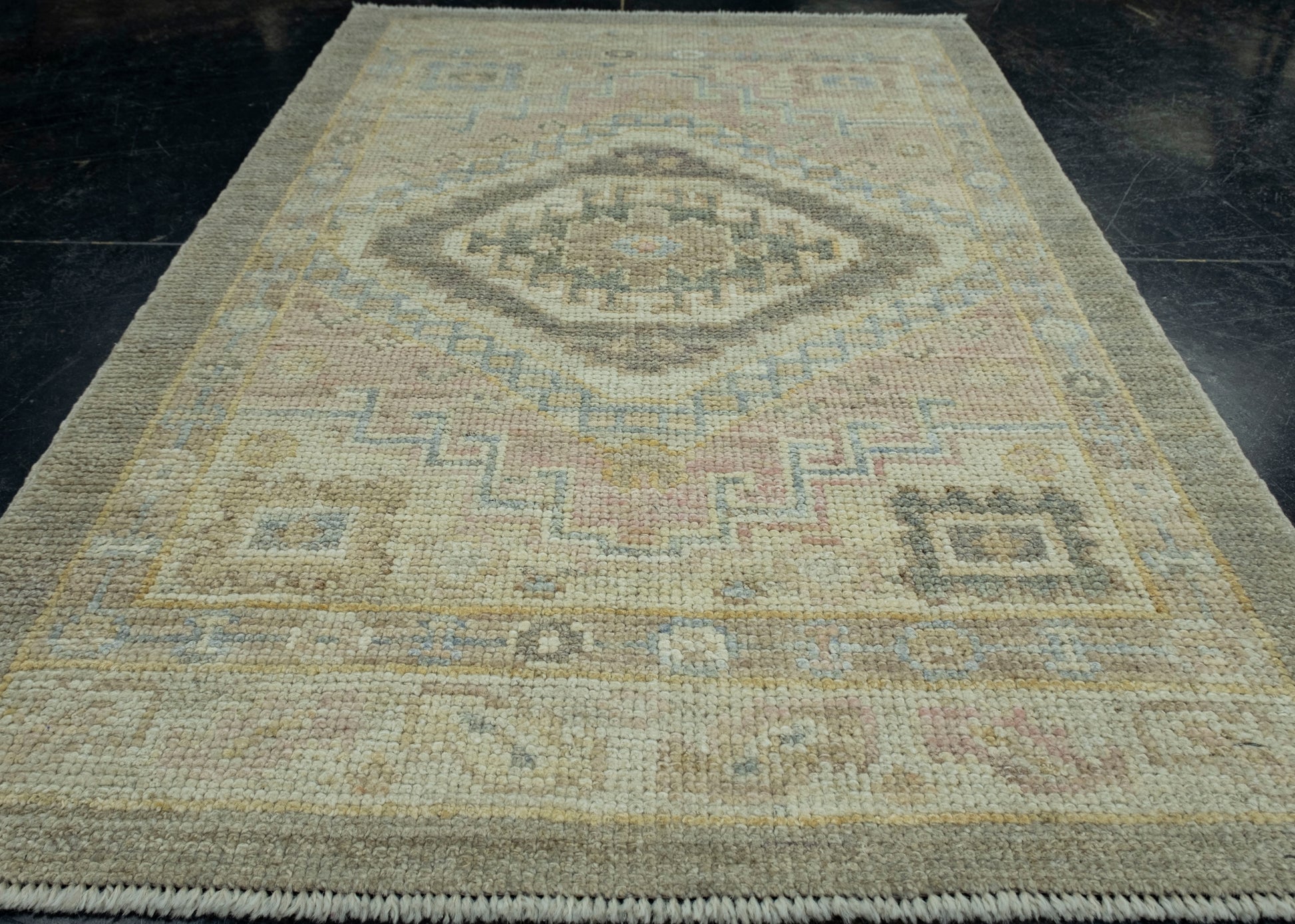 Turkish Oushak Rug 2'4" x 3'7" #17504