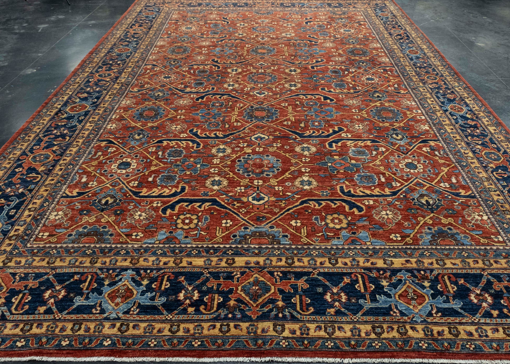 Oriental Handmade Rug  9'11" x 14'2" #17774