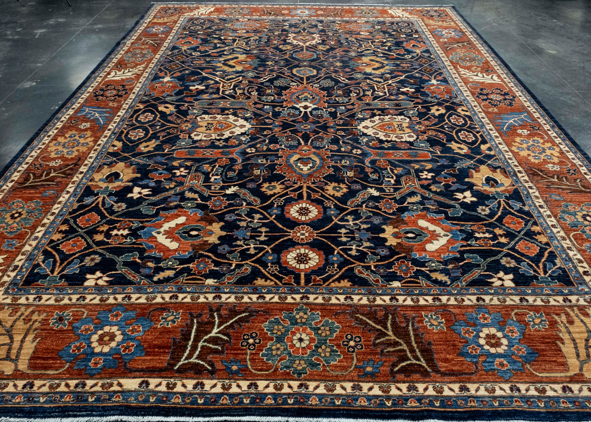 Oriental Handmade Rug  9'10" x 13'8" #17752