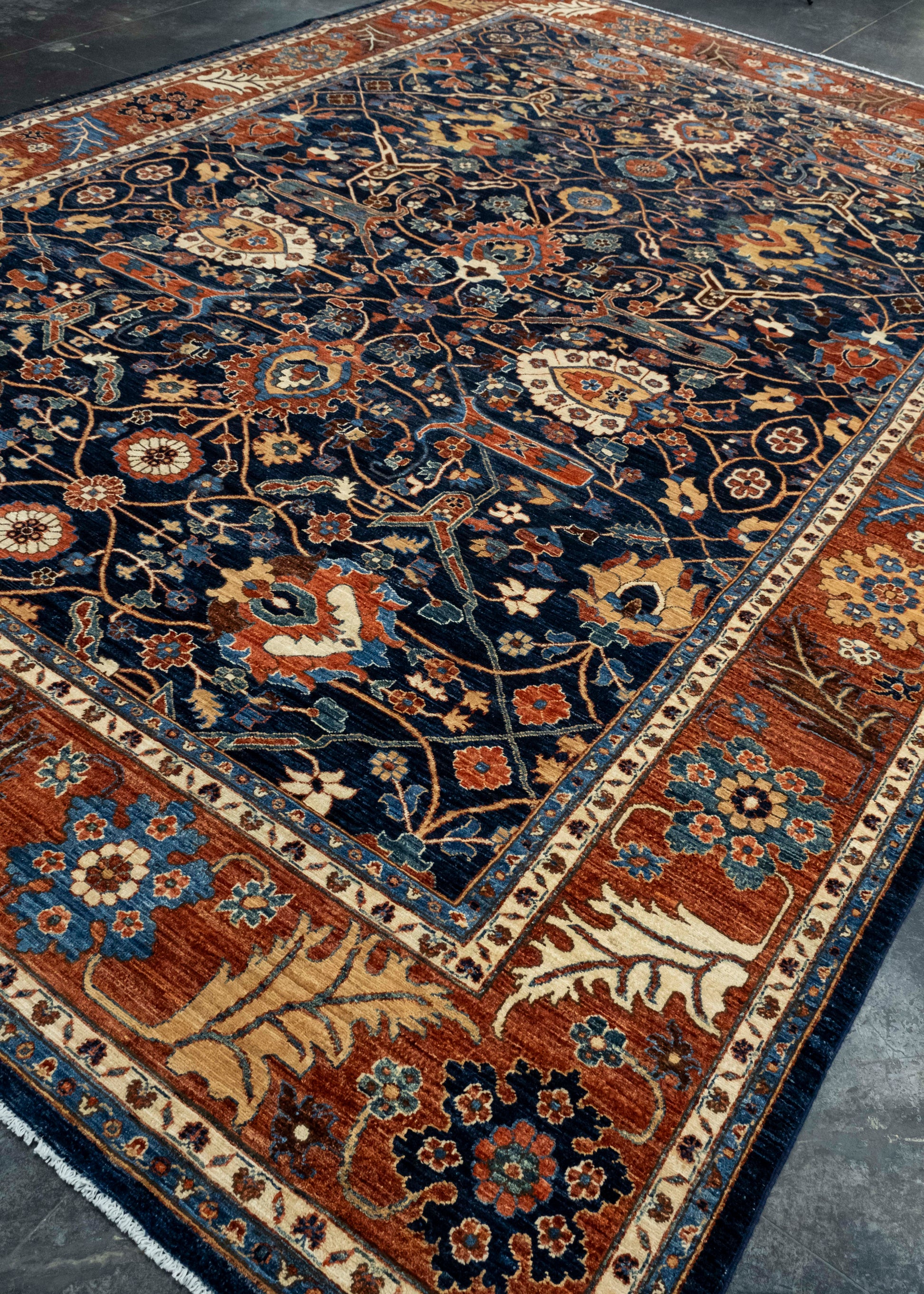 Oriental Handmade Rug  9'10" x 13'8" #17752