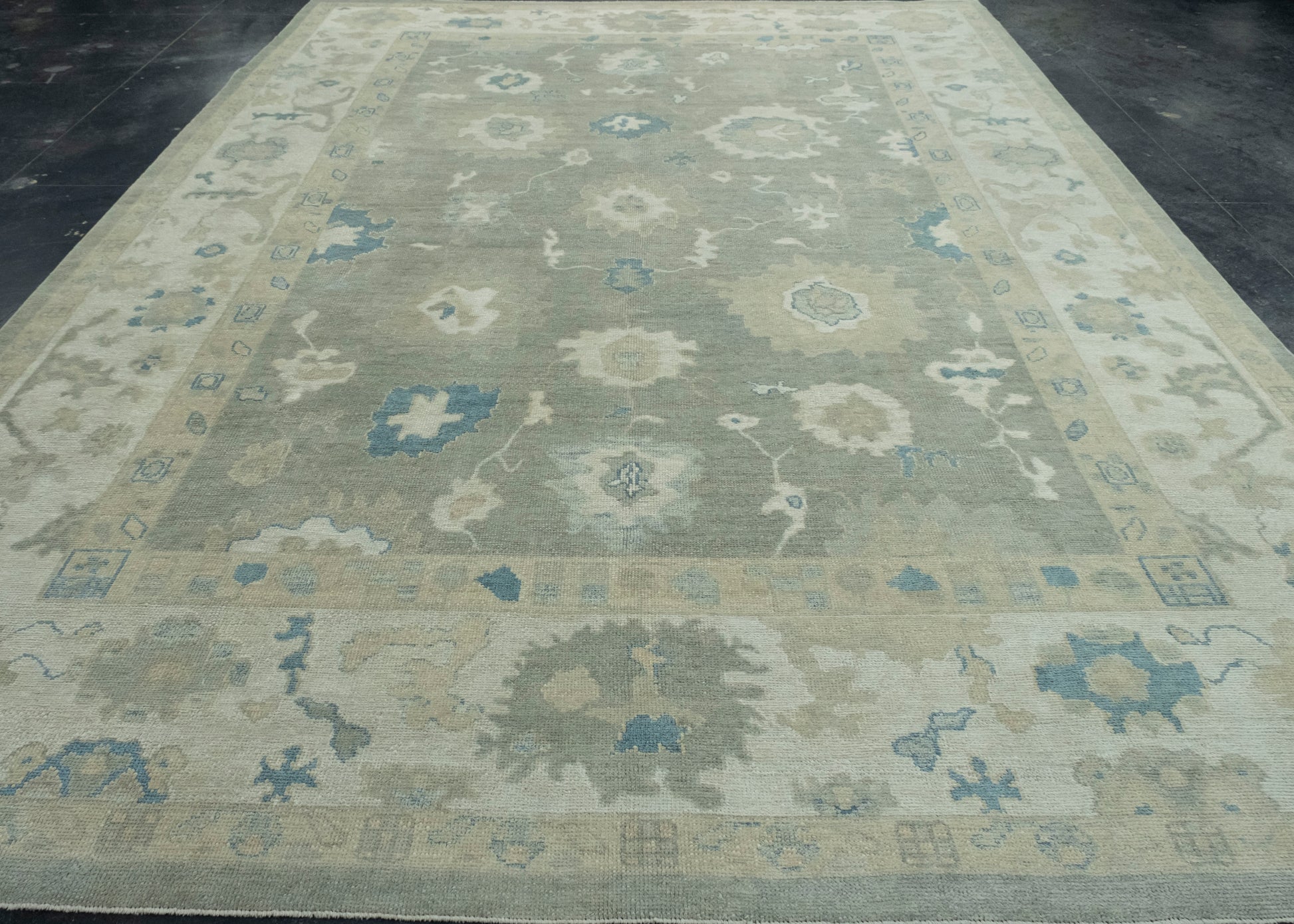 Turkish Oushak Rug 10'1" x 14'1" #18665