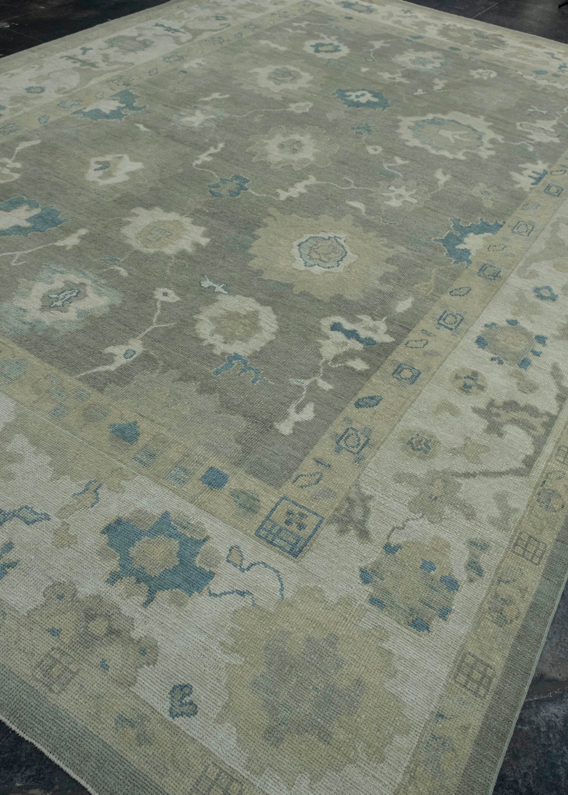 Turkish Oushak Rug 10'1" x 14'1" #18665