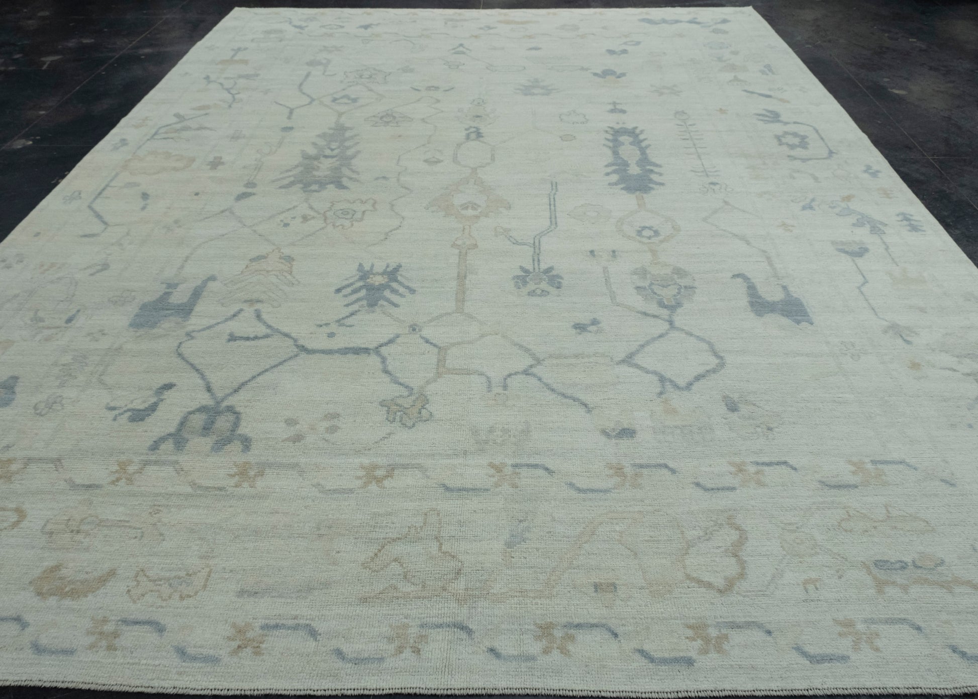 Turkish Oushak Rug 10'2" x 14' #18701