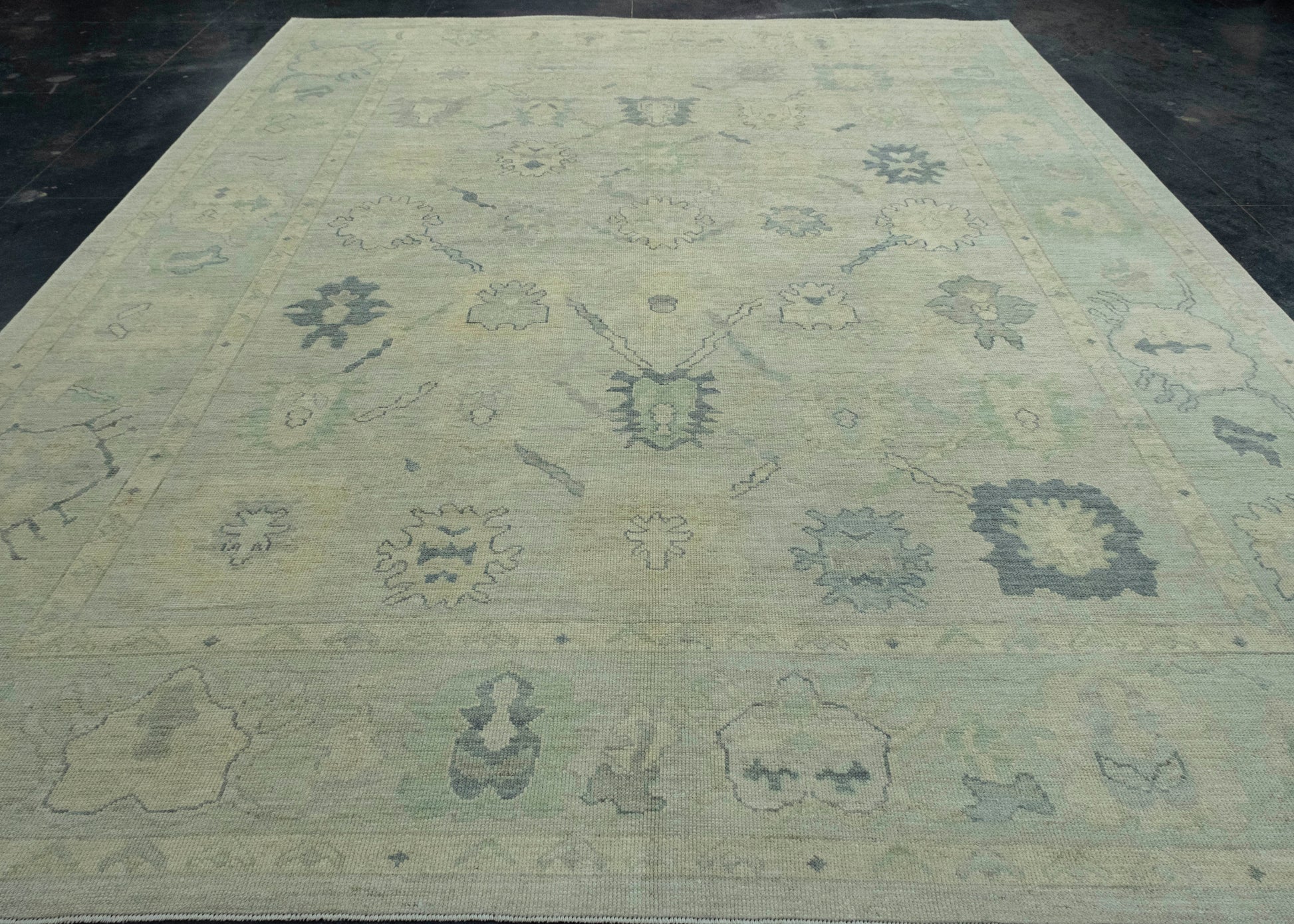 Turkish Oushak Rug 10'4" x 13'5" #18583