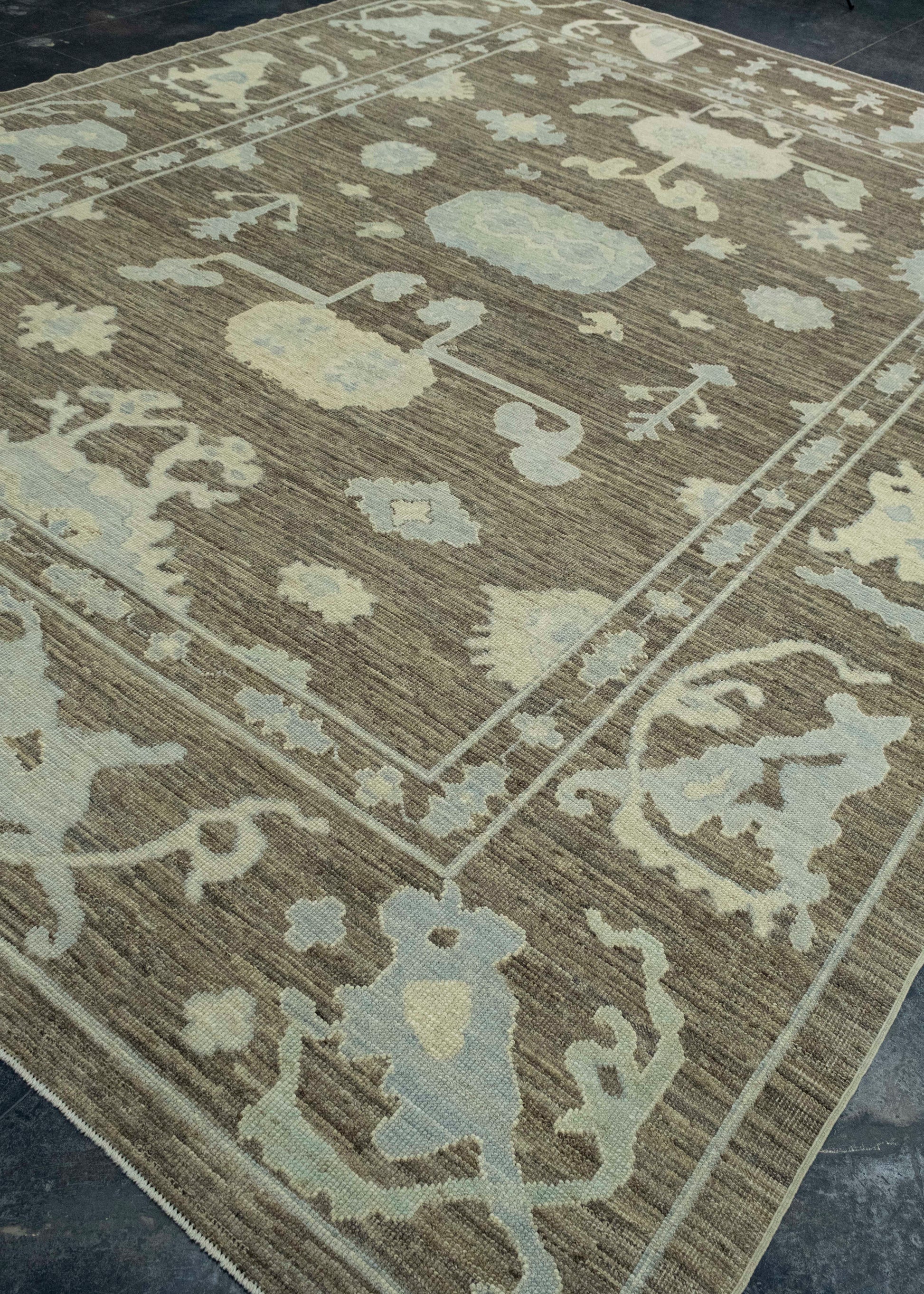 Turkish Oushak Rug 10'4" x 13'7" #18514