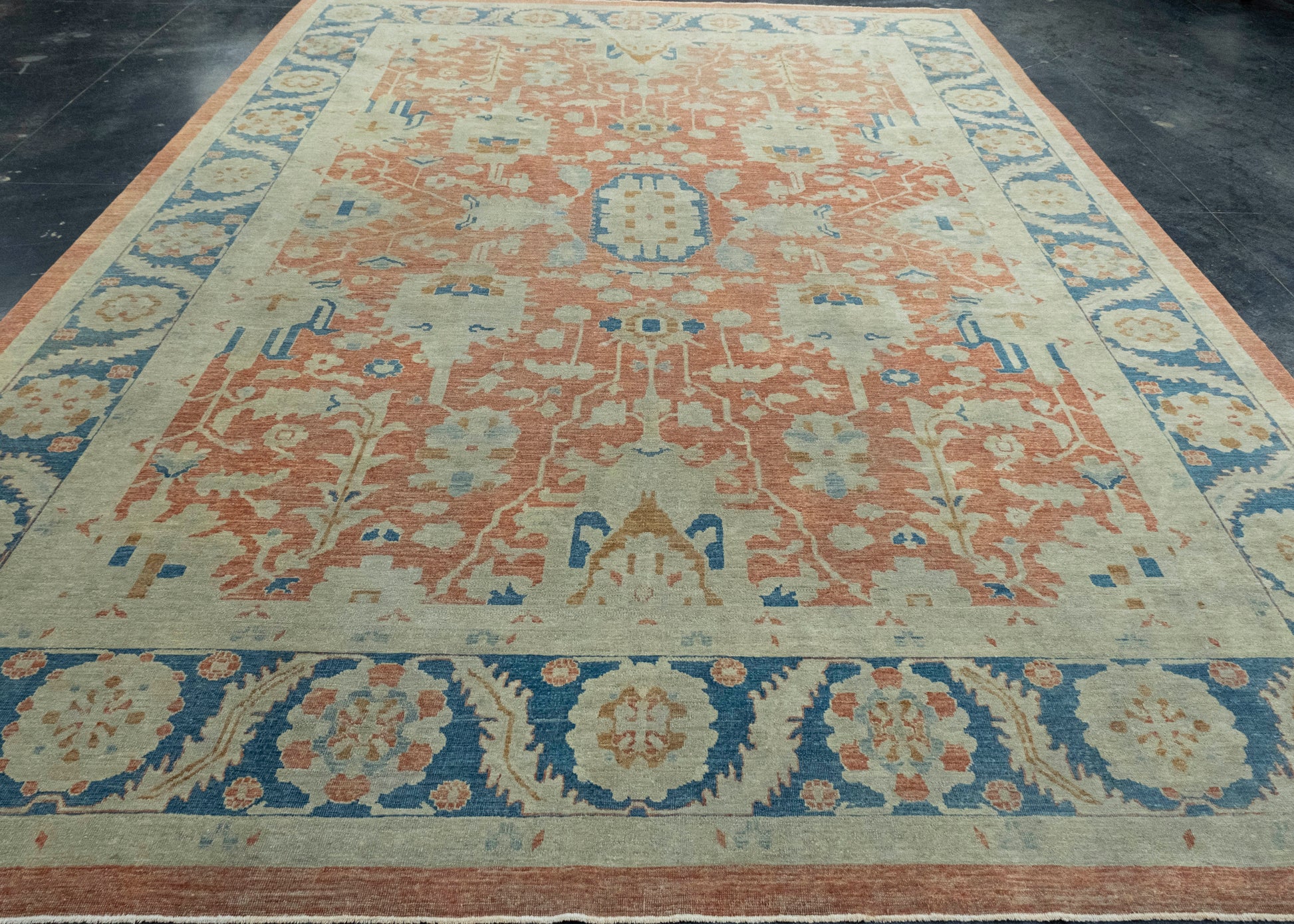 Turkish Oushak Rug 9'11" x 13'11" #18680