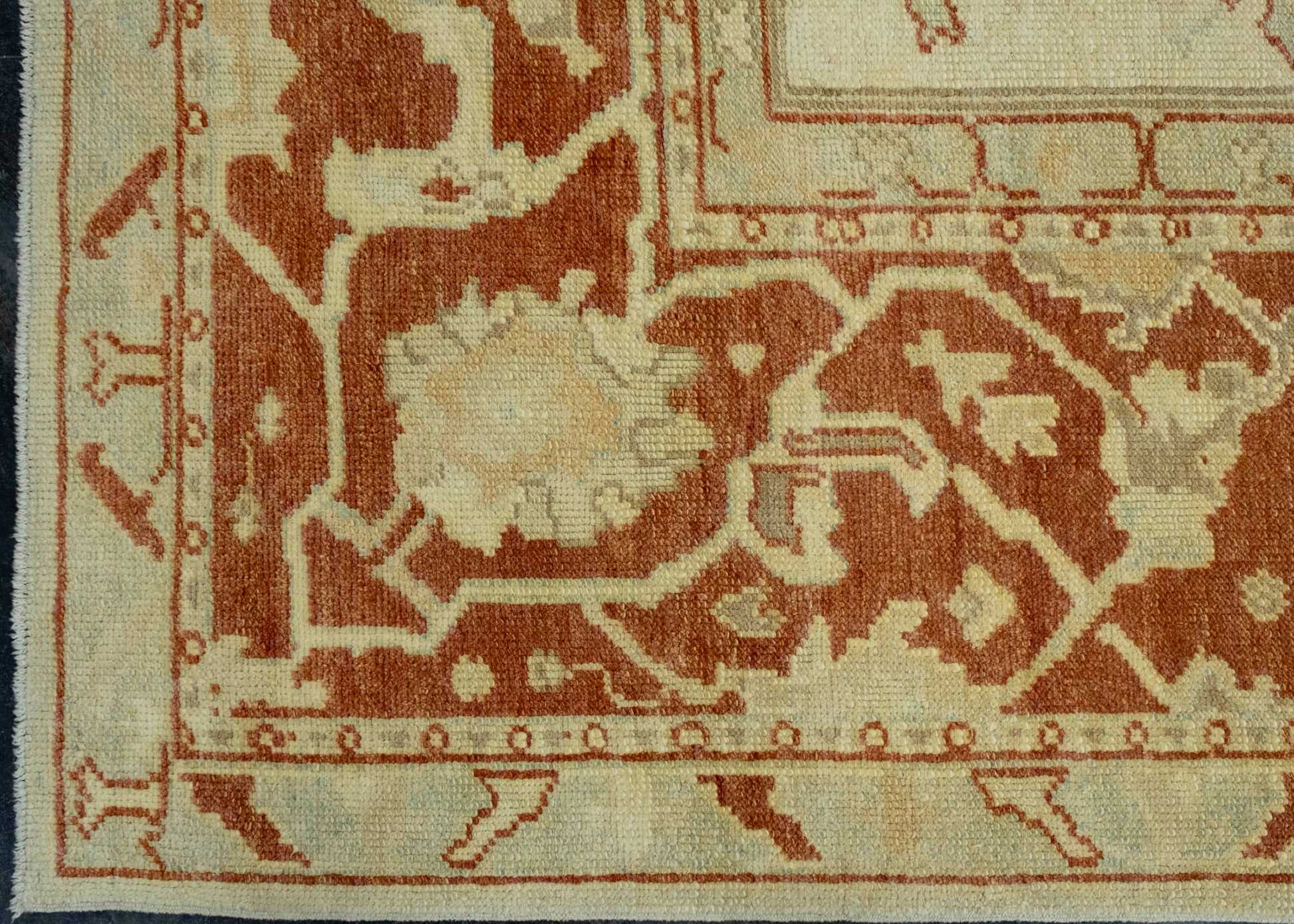 Turkish Oushak Rug 9'9" x 13'8" #18535