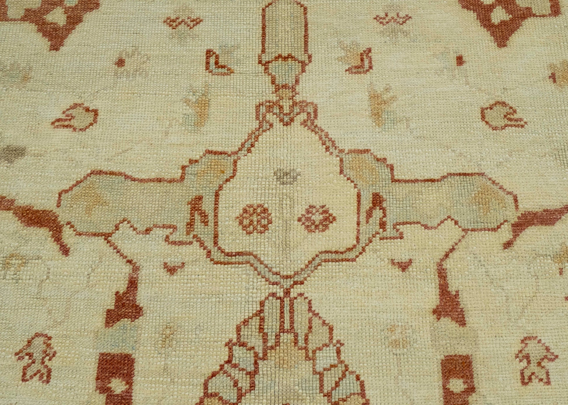 Turkish Oushak Rug 9'9" x 13'8" #18535