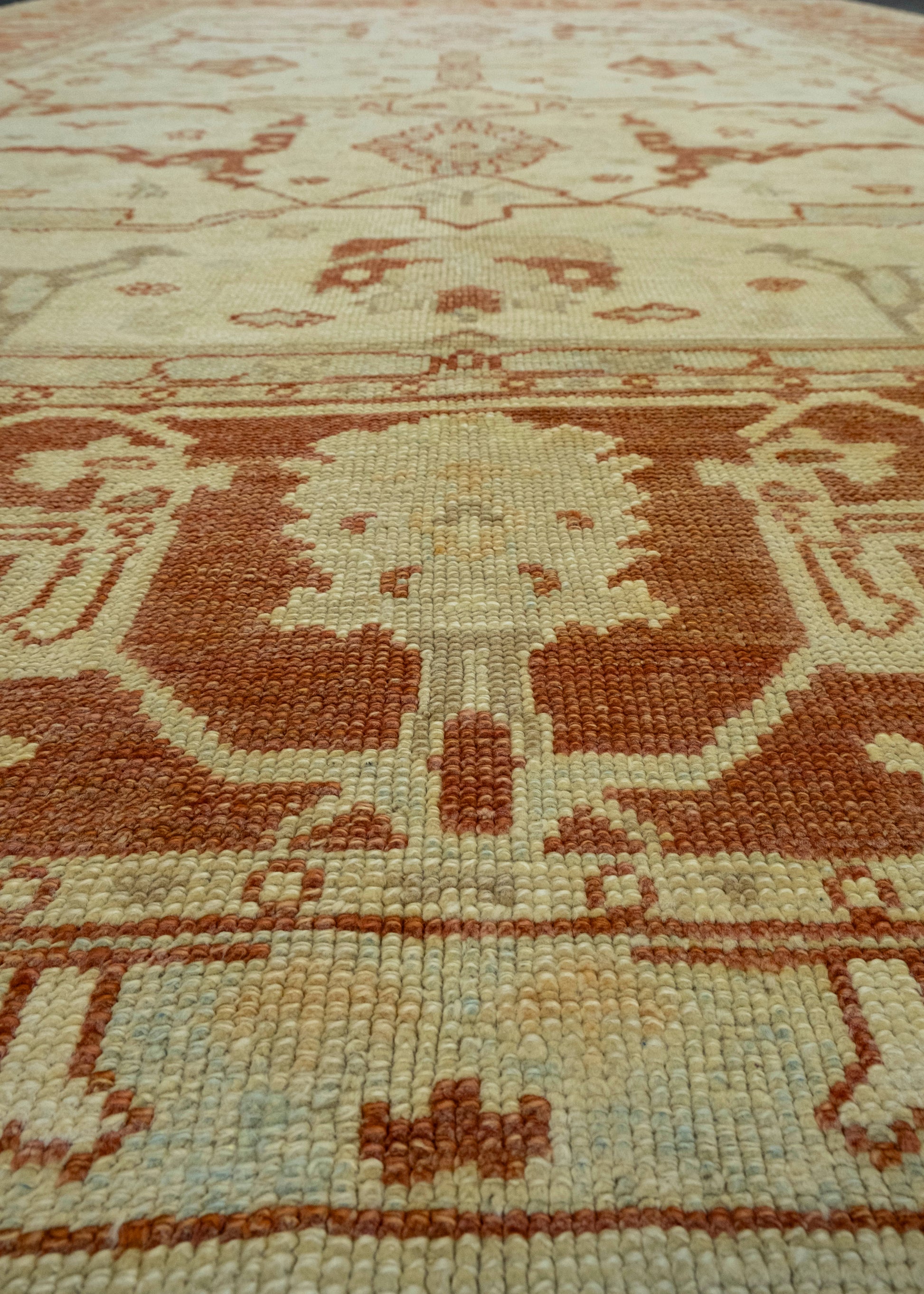 Turkish Oushak Rug 9'9" x 13'8" #18535