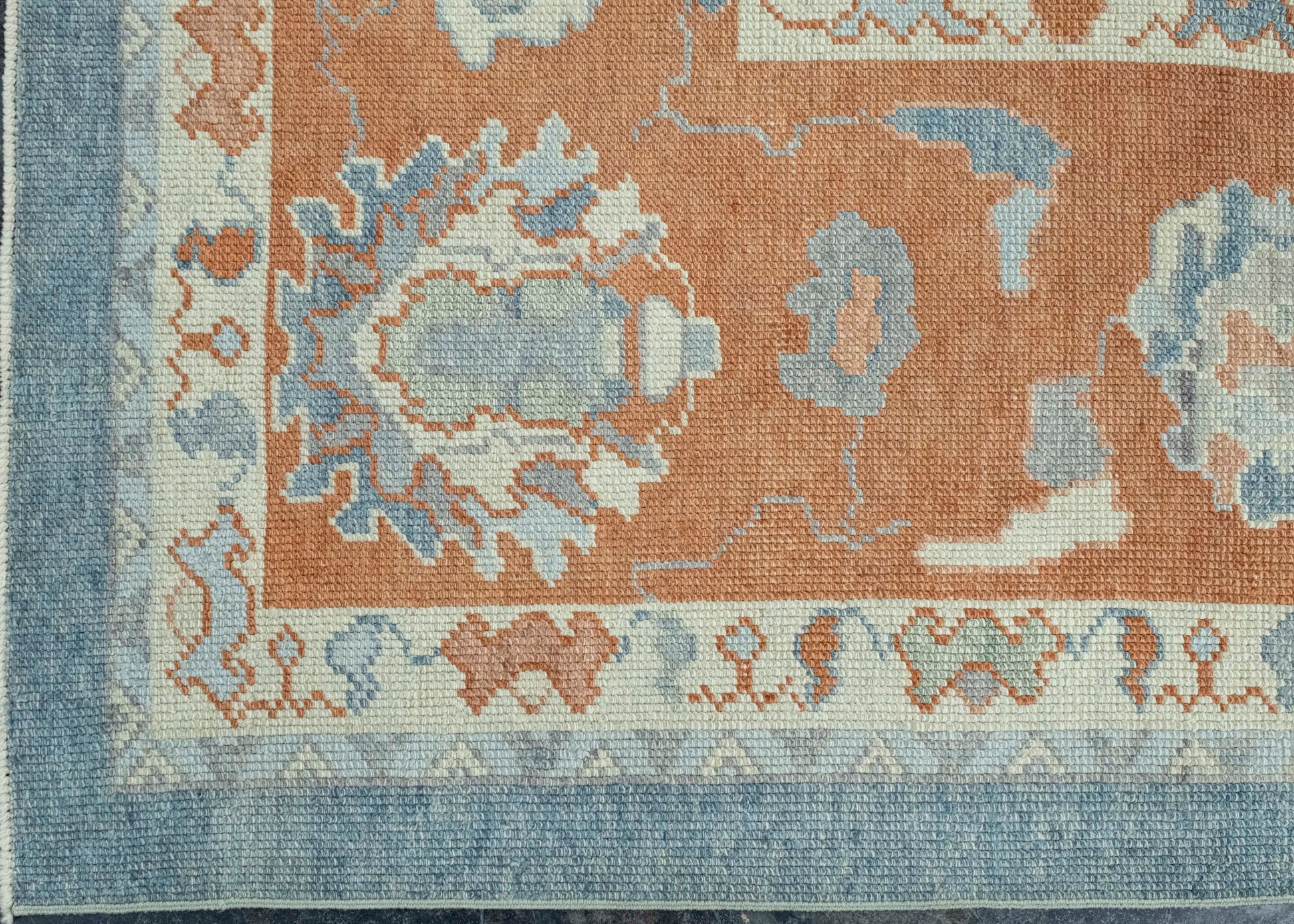 Turkish Oushak Rug 9'10" x 13'9" #18607