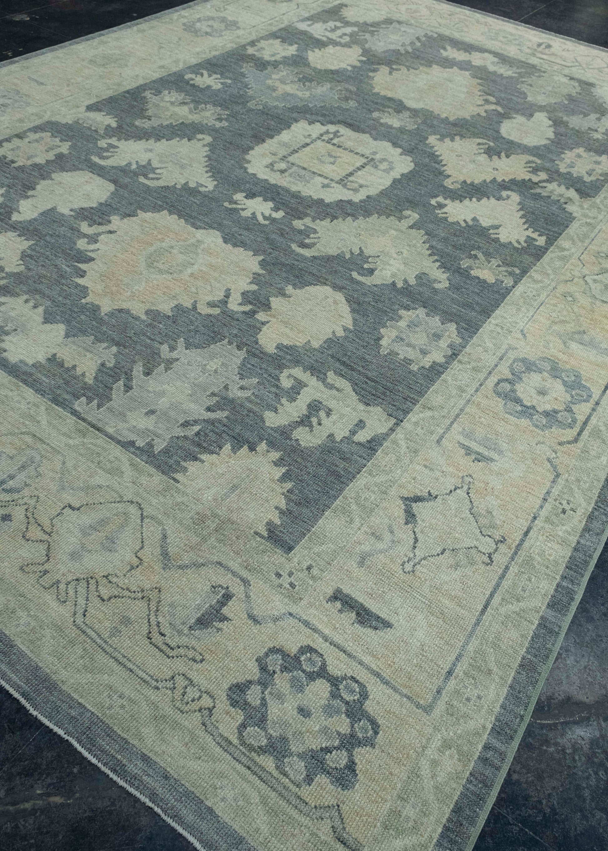 Turkish Oushak Rug 9'9" x 13'11" #18635