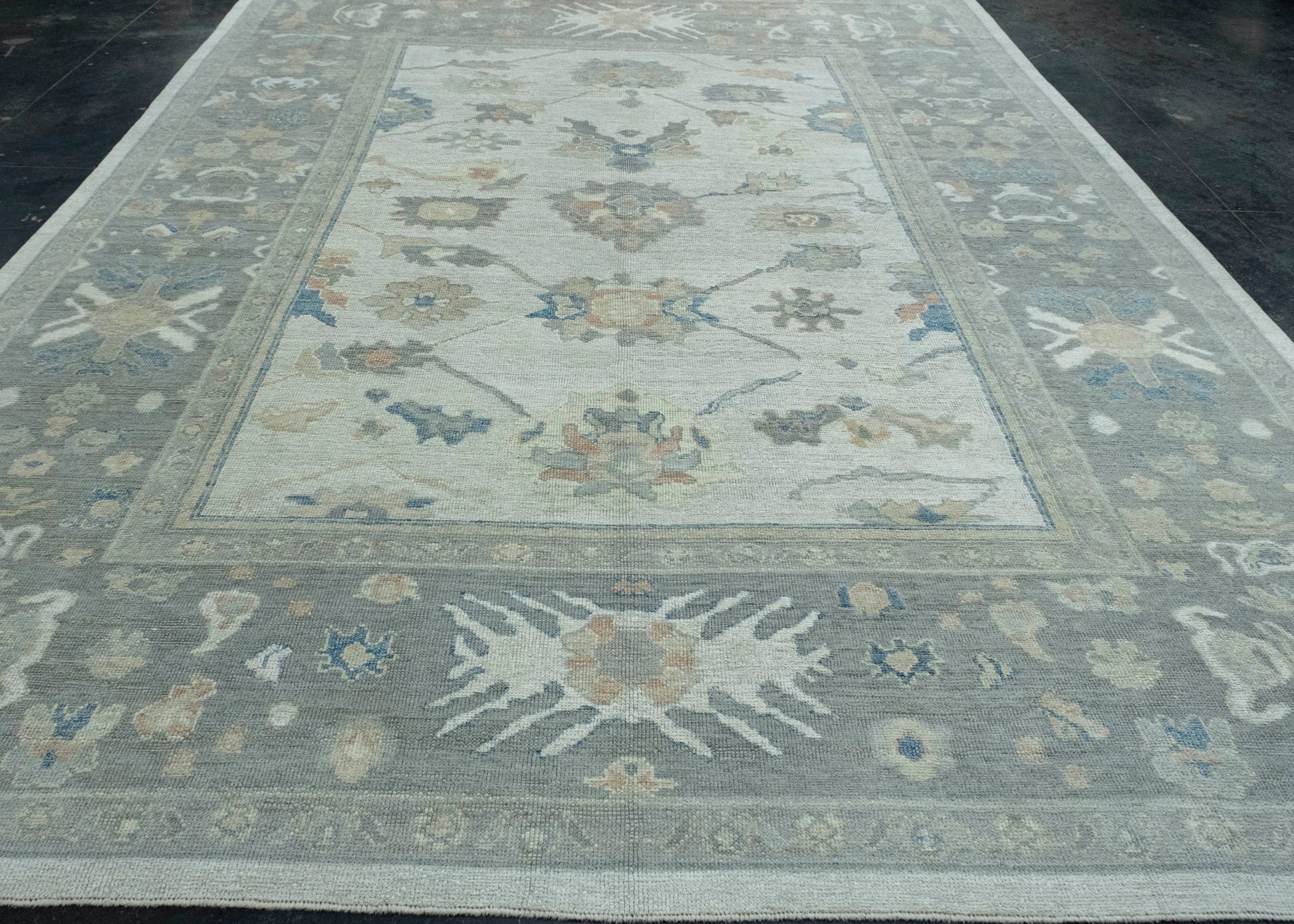 Turkish Oushak Rug 10'1" x 13'9" #18617