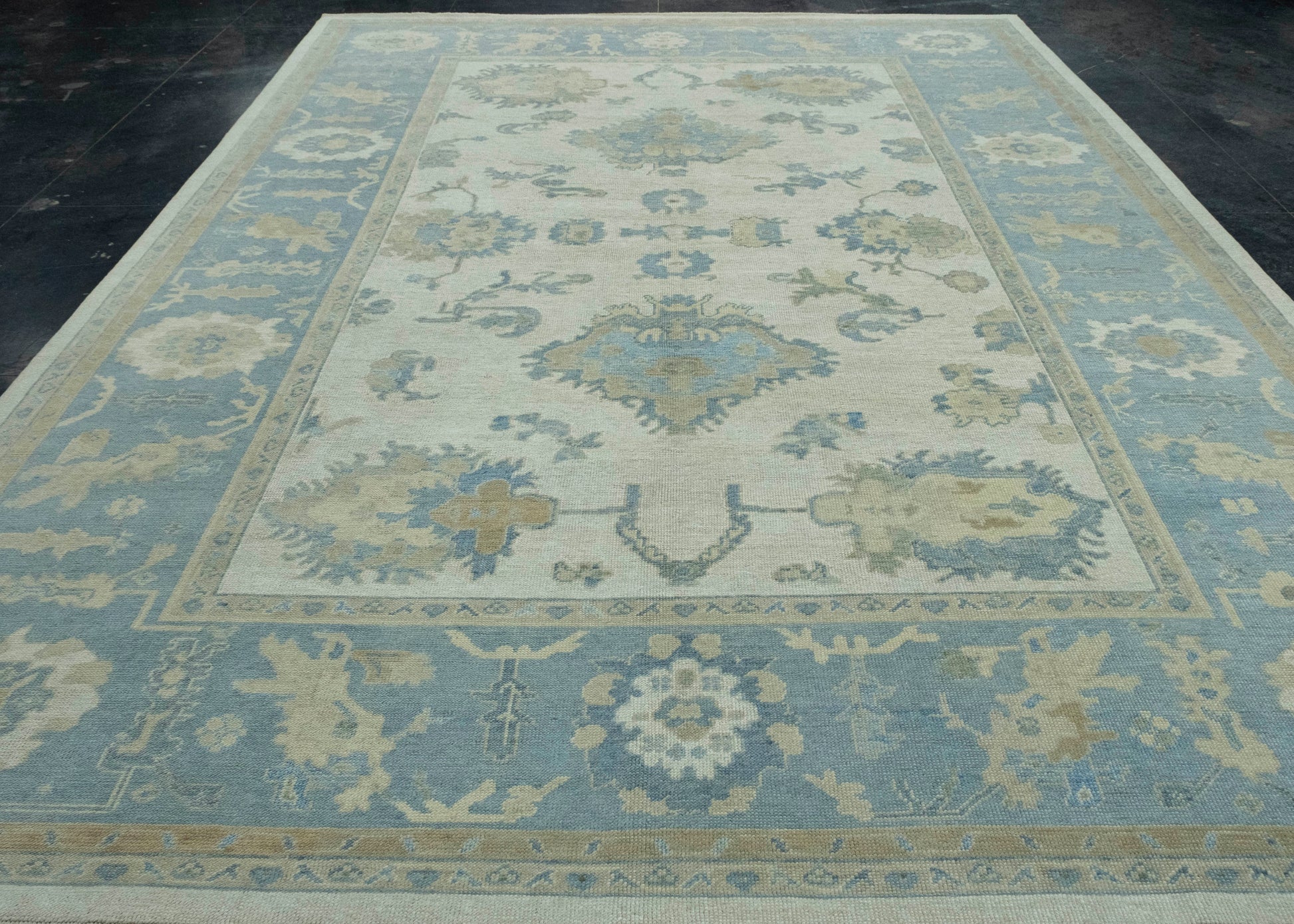 Turkish Oushak Rug 9'10" x 13'9" #18604