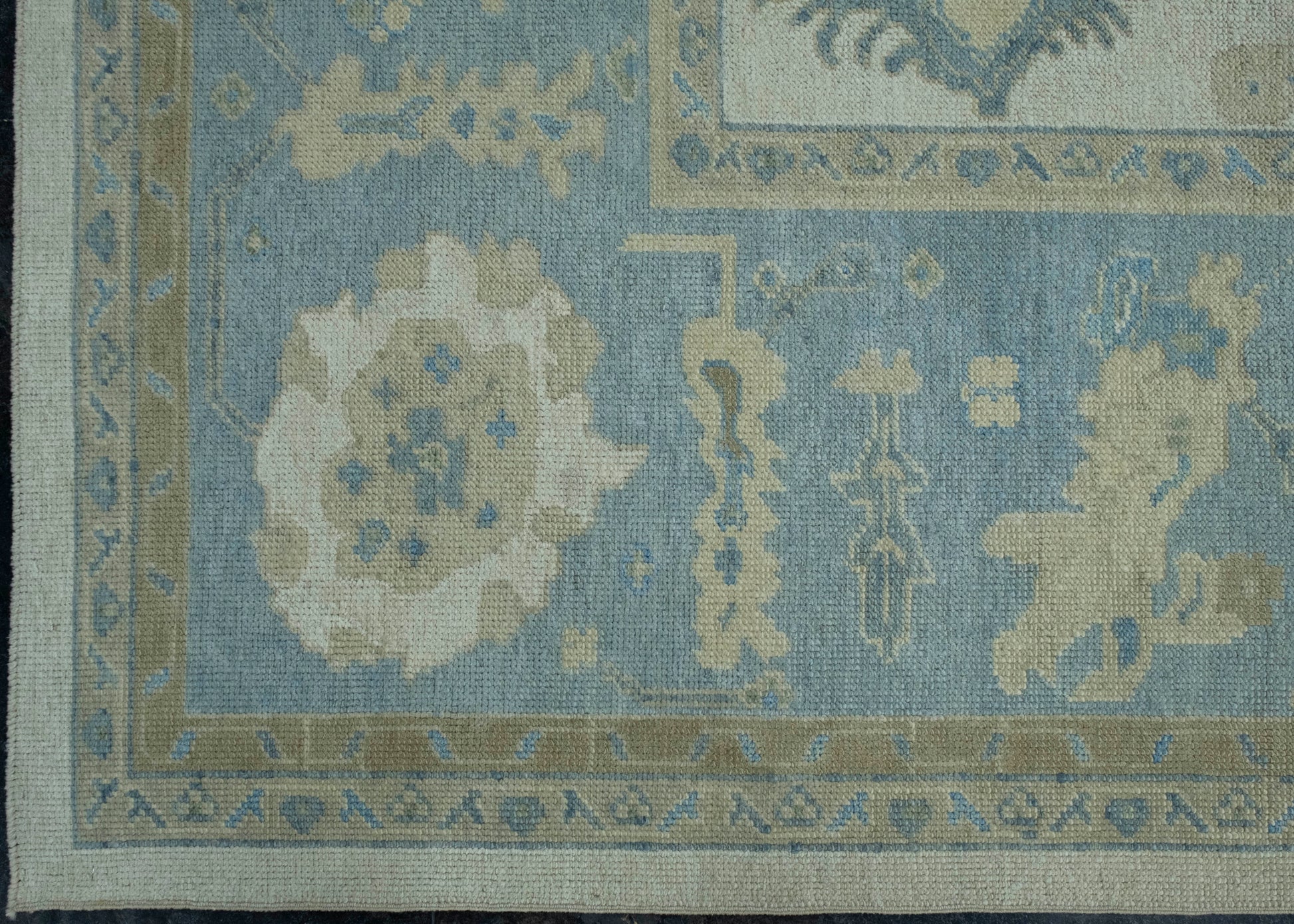 Turkish Oushak Rug 9'10" x 13'9" #18604