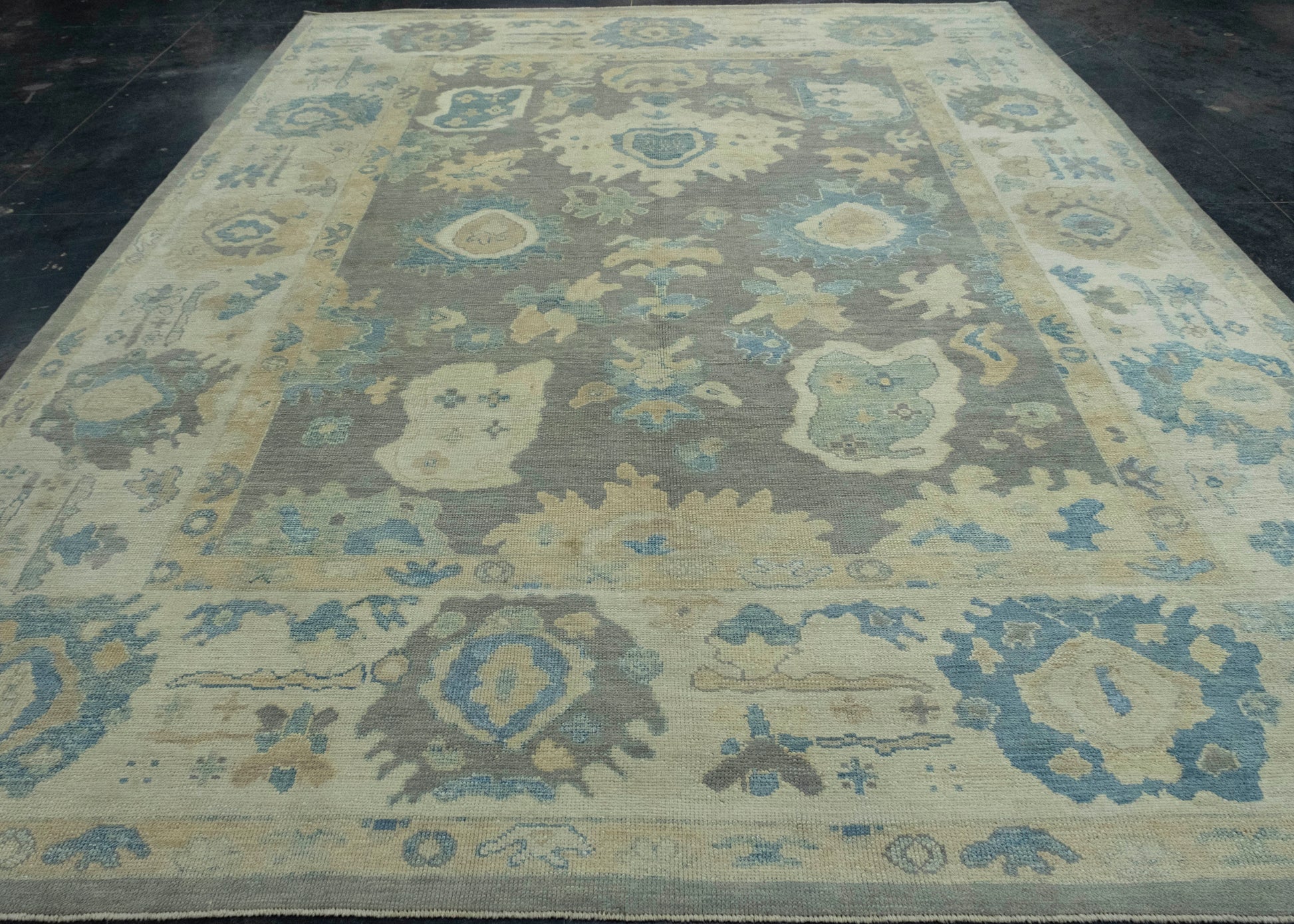Turkish Oushak Rug 9'9" x 13'3" #18602