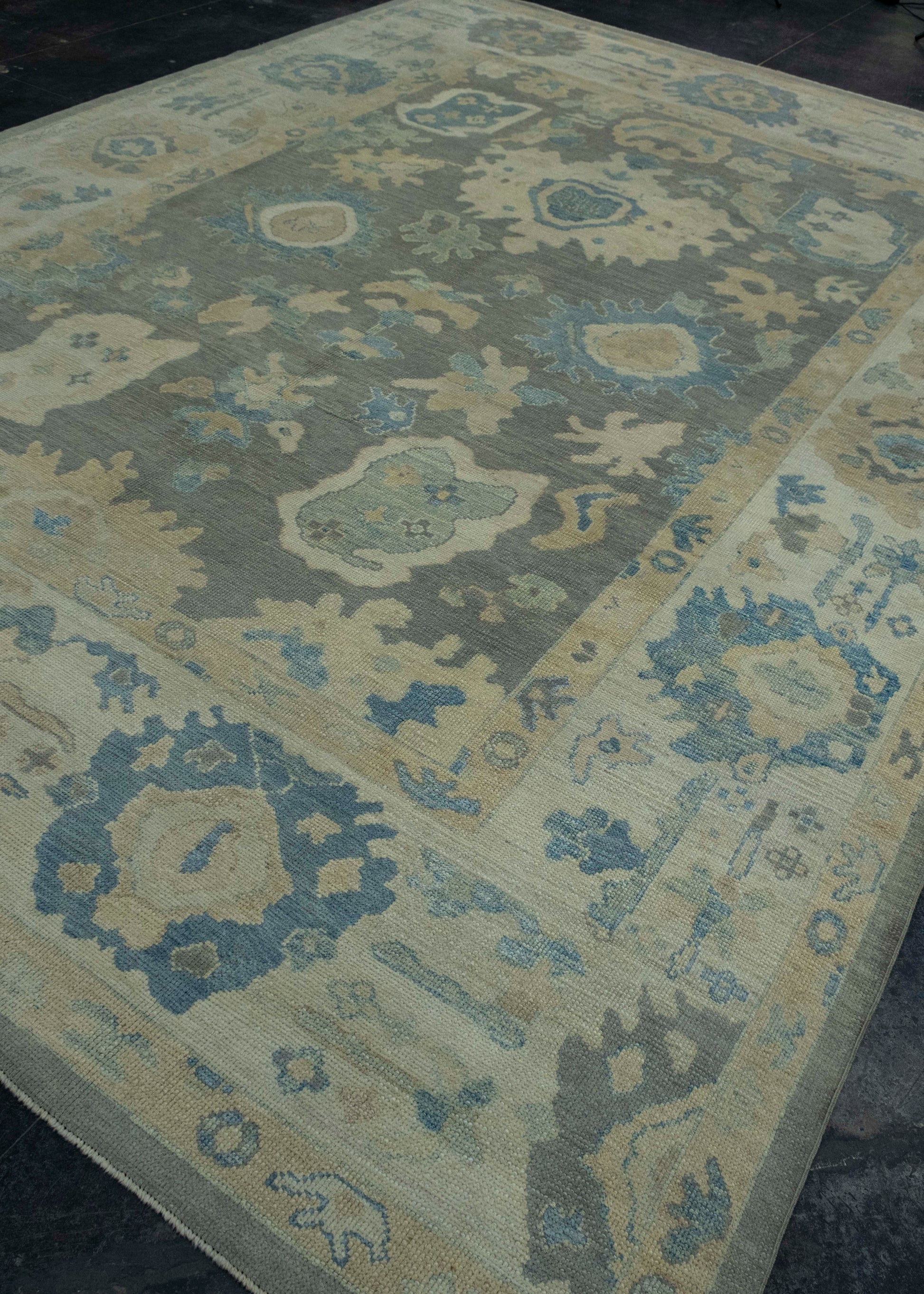 Turkish Oushak Rug 9'9" x 13'3" #18602
