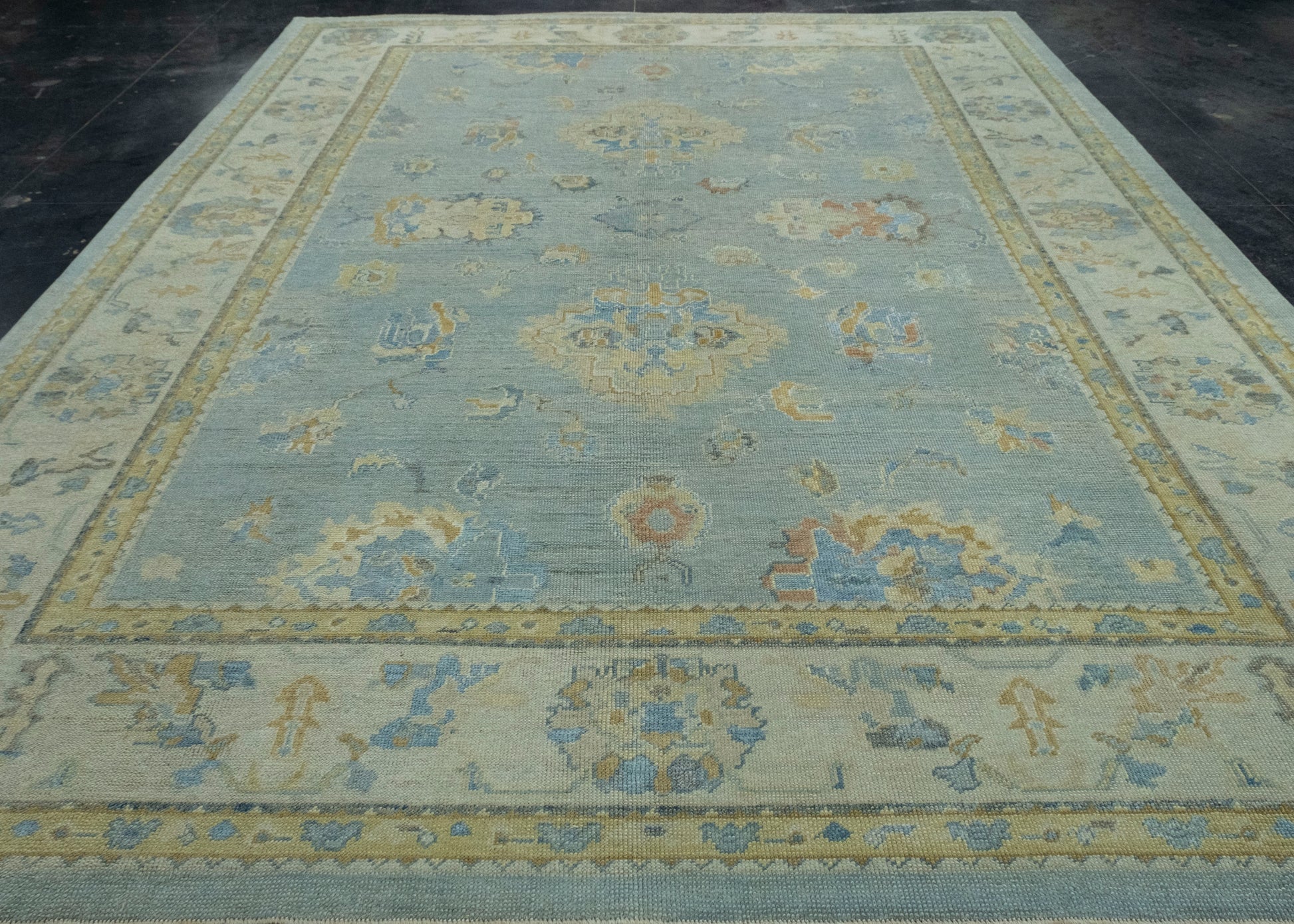 Turkish Oushak Rug 10' x 13'8" #18597