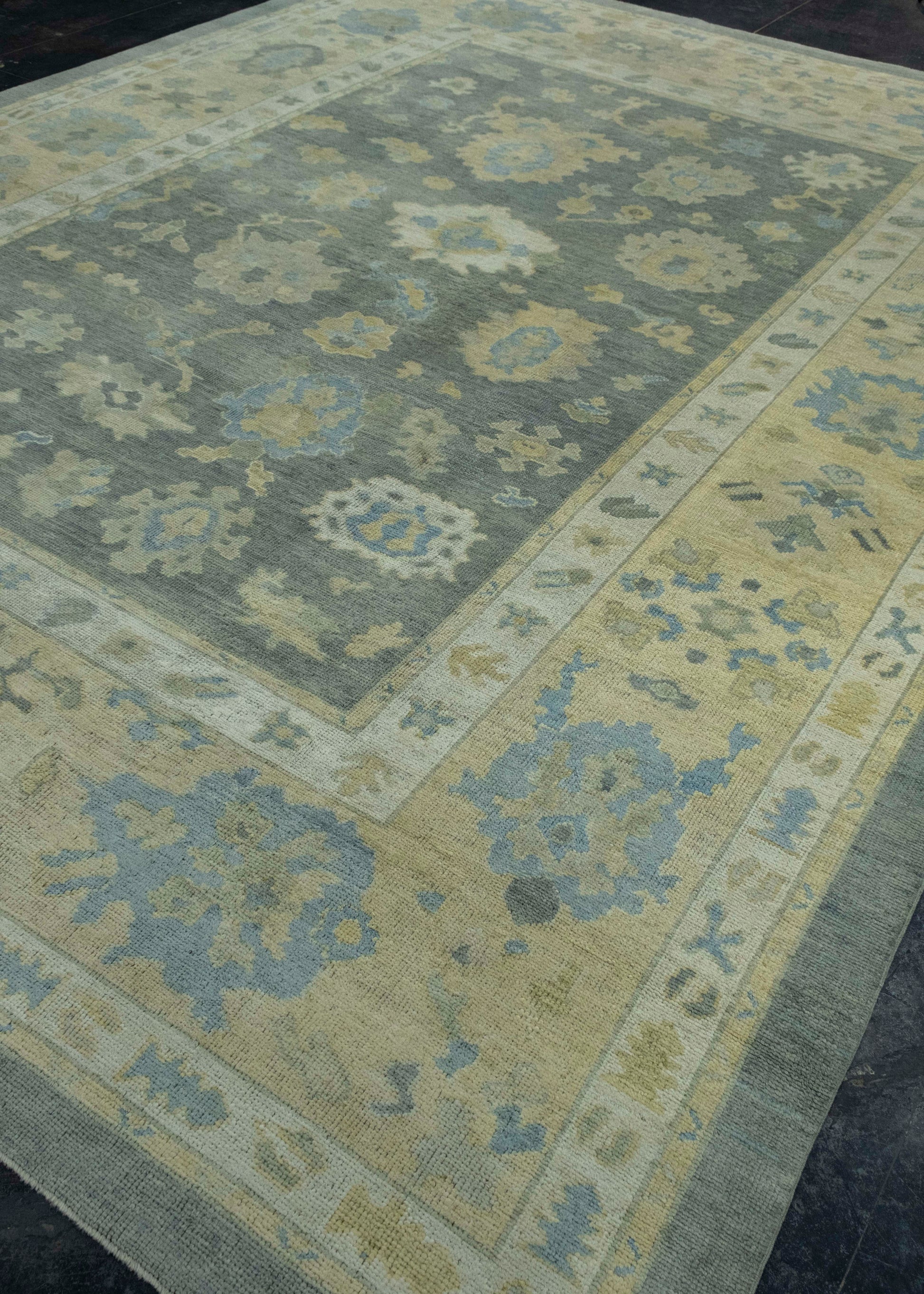 Turkish Oushak Rug 10'9" x 13'7" #18603