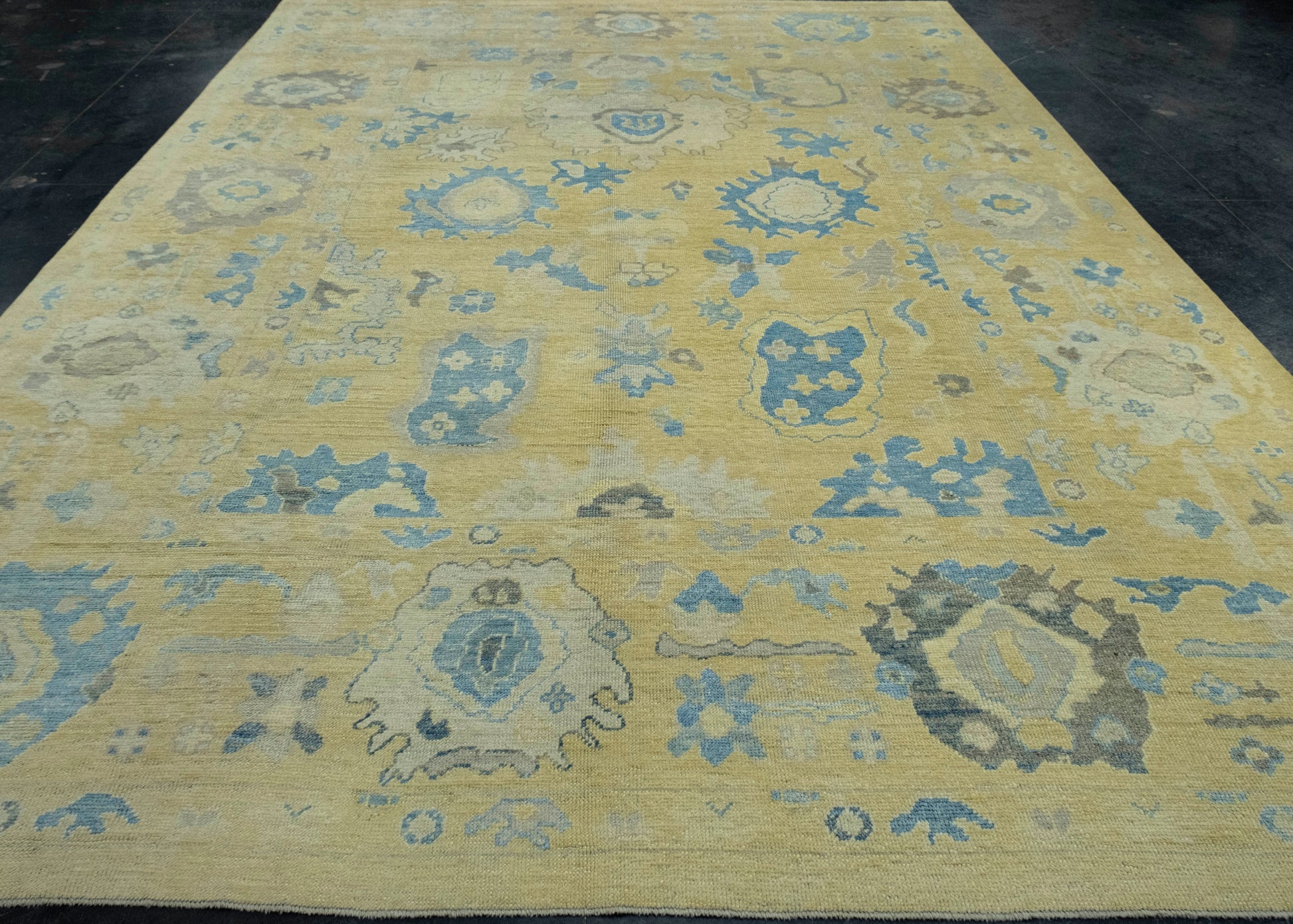 Turkish Oushak Rug 9'11" x 13'11" #18610