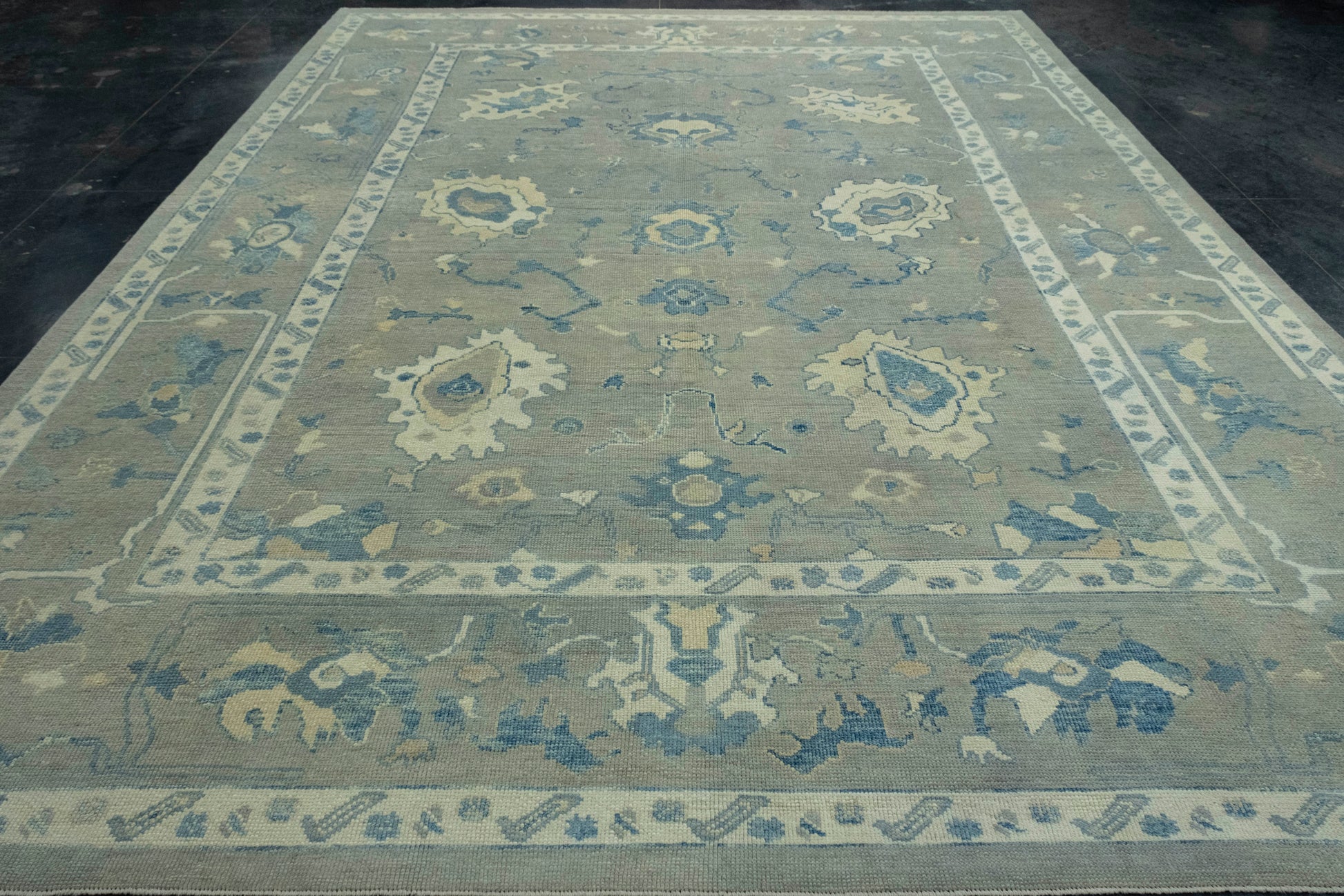 Turkish Oushak Rug 10'4" x 13'7" #18596