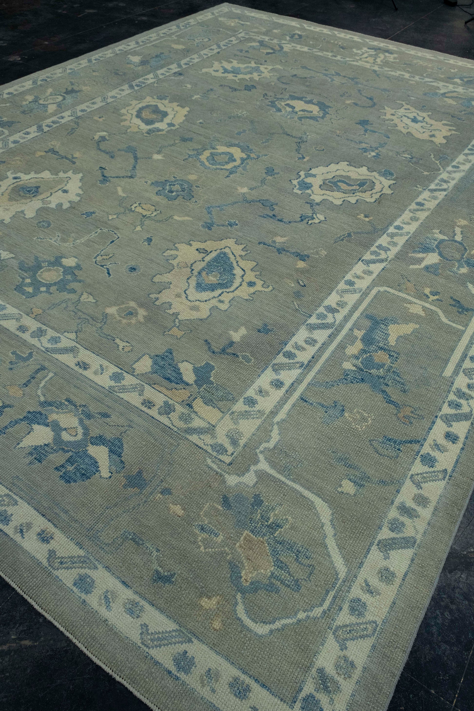 Turkish Oushak Rug 10'4" x 13'7" #18596