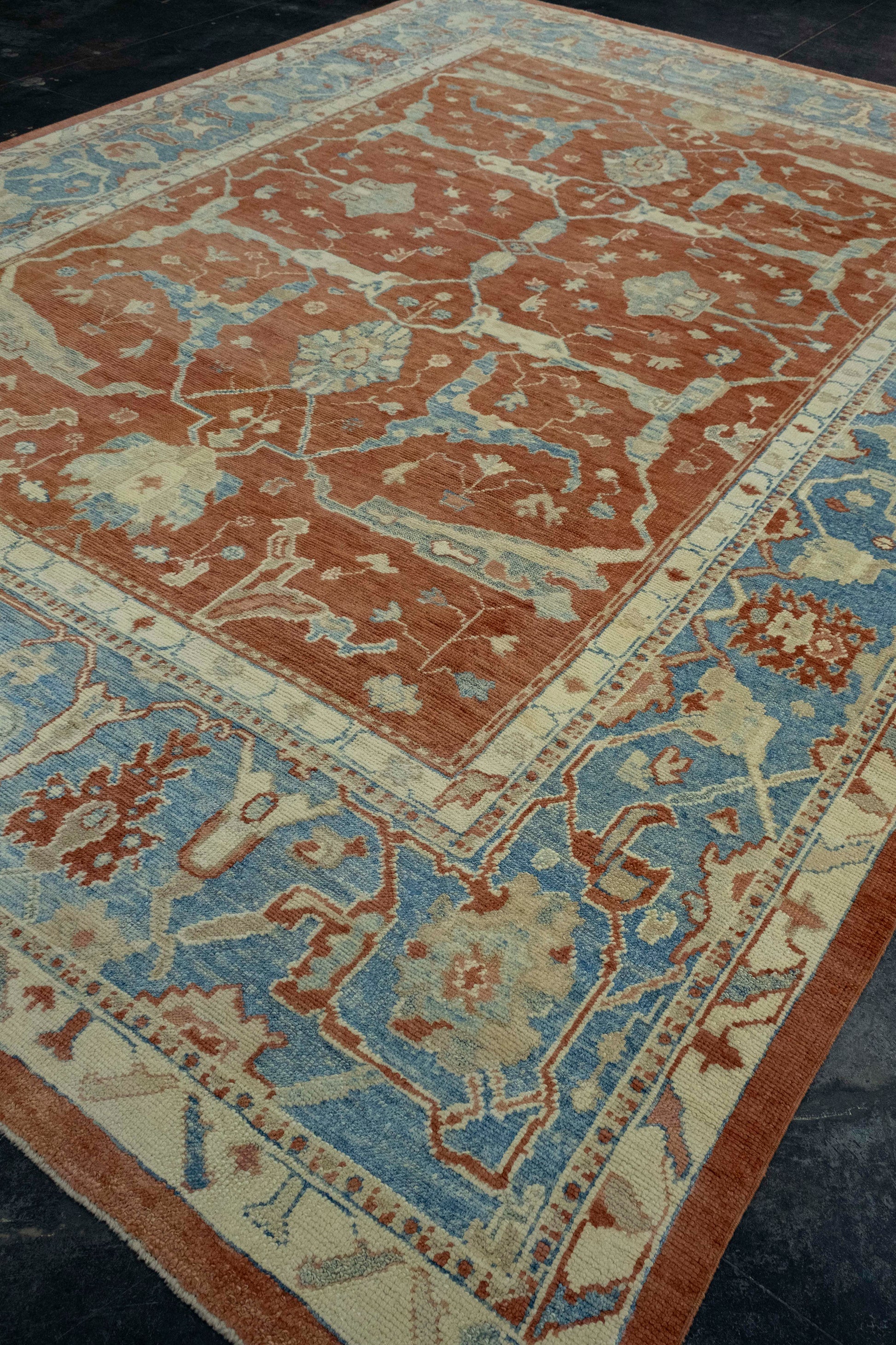 Turkish Oushak Rug 10'1" x 13'8" #18623