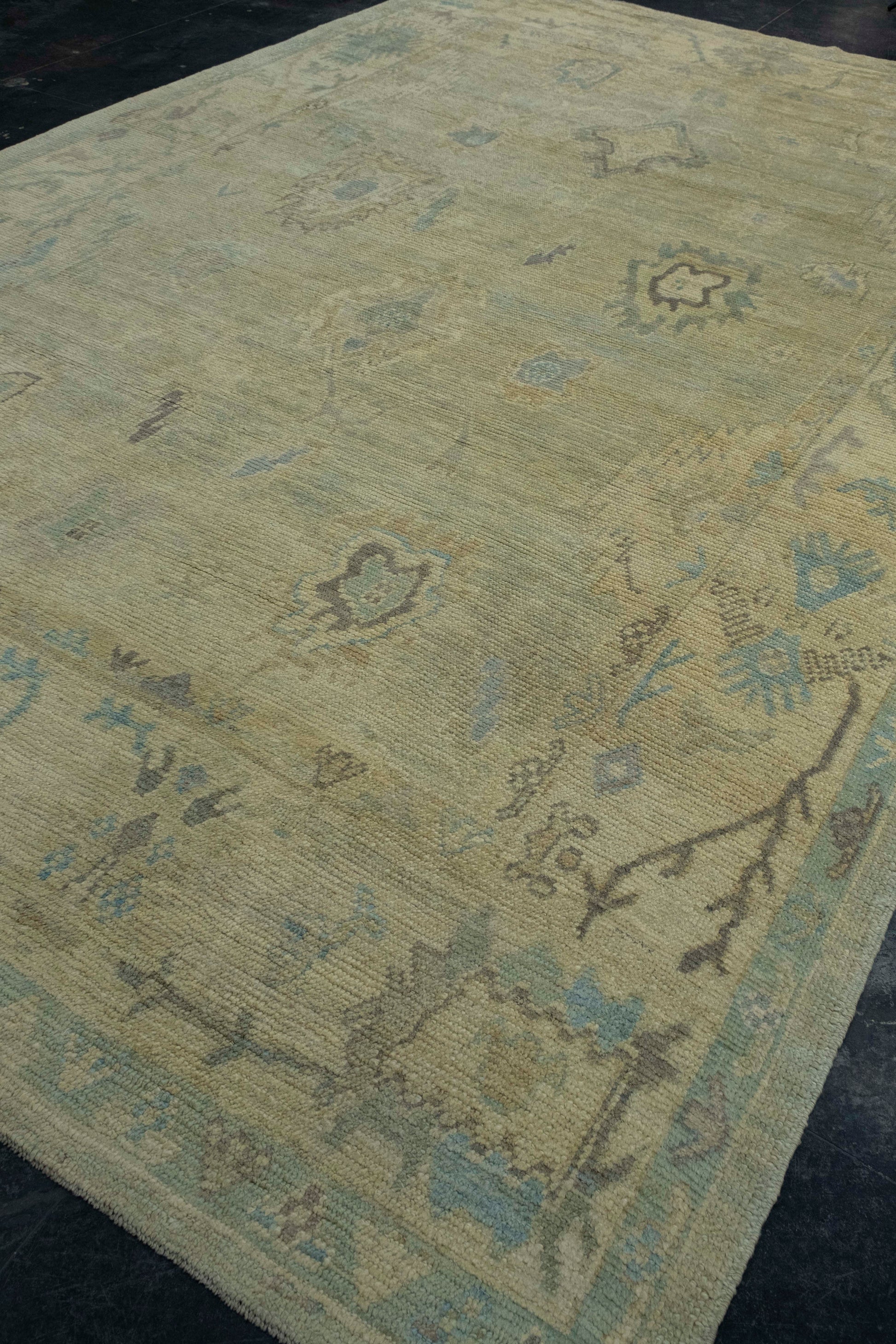 Turkish Oushak Rug 9'9" x 14'9" #18555