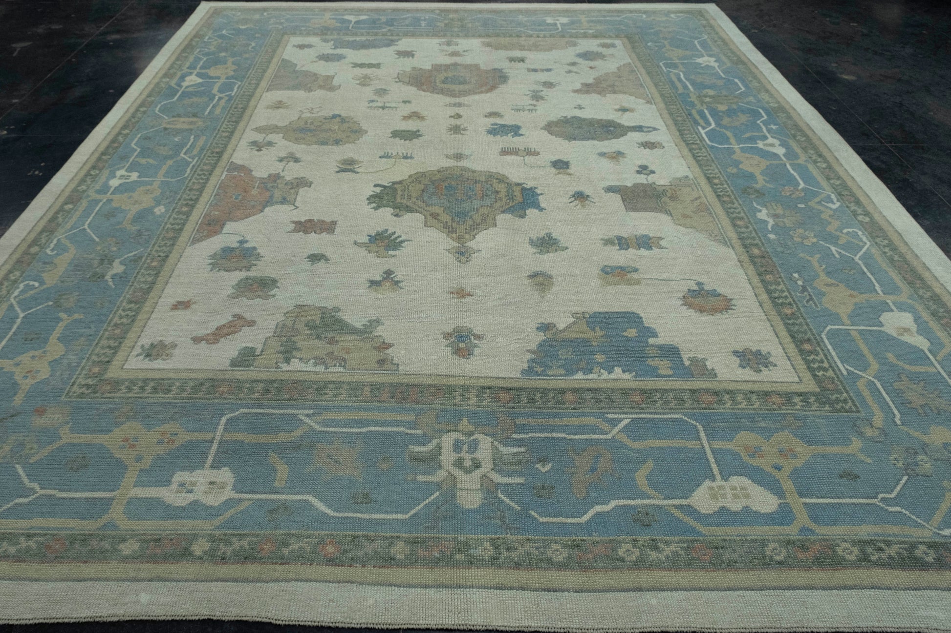 Turkish Oushak Rug 10' x 12'9" #18599