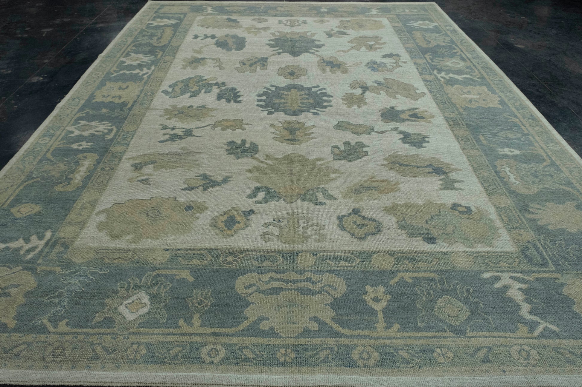 Turkish Oushak Rug 10'1" x 13'10" #18606