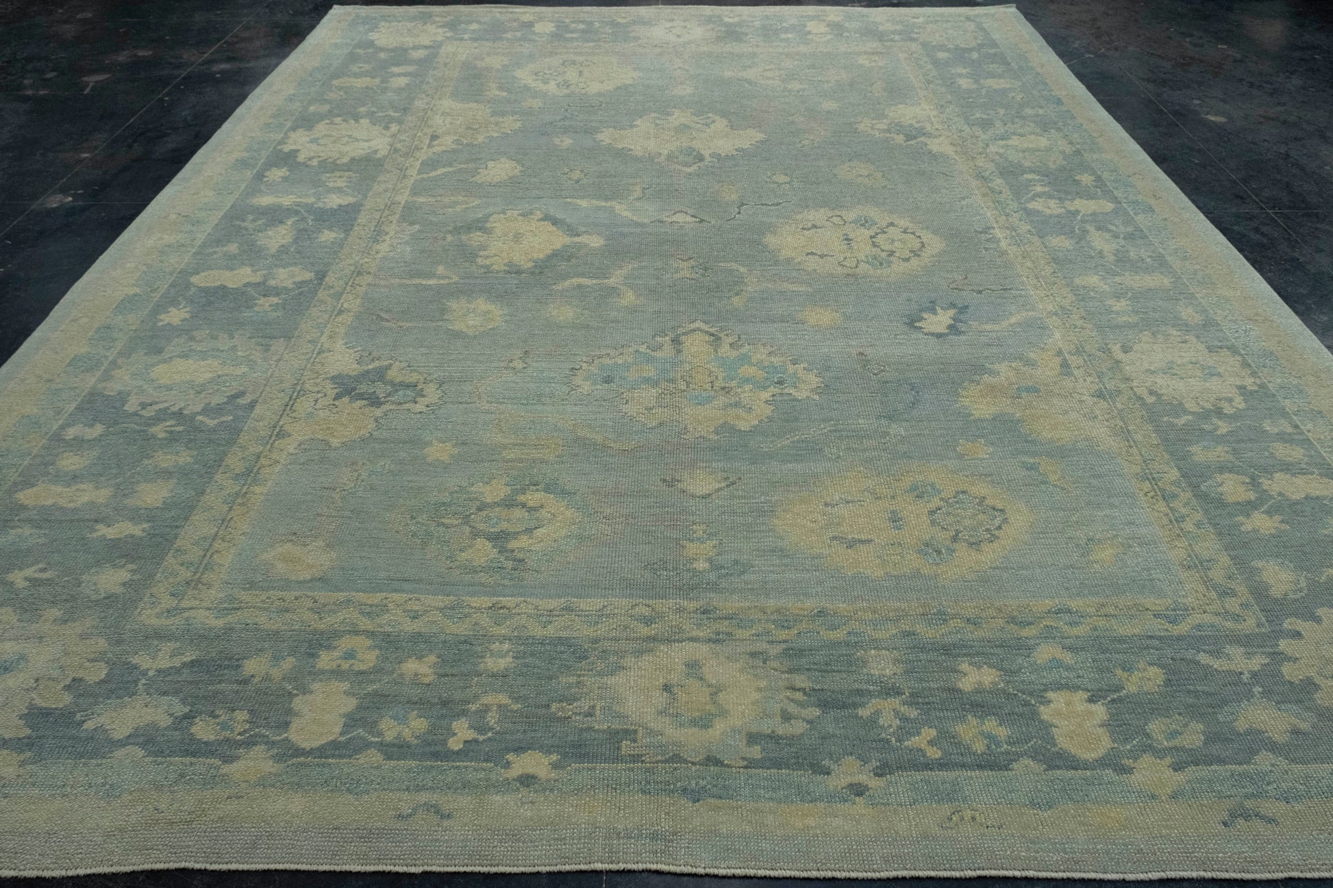 Turkish Oushak Rug 10'2" x 13'2" #18546